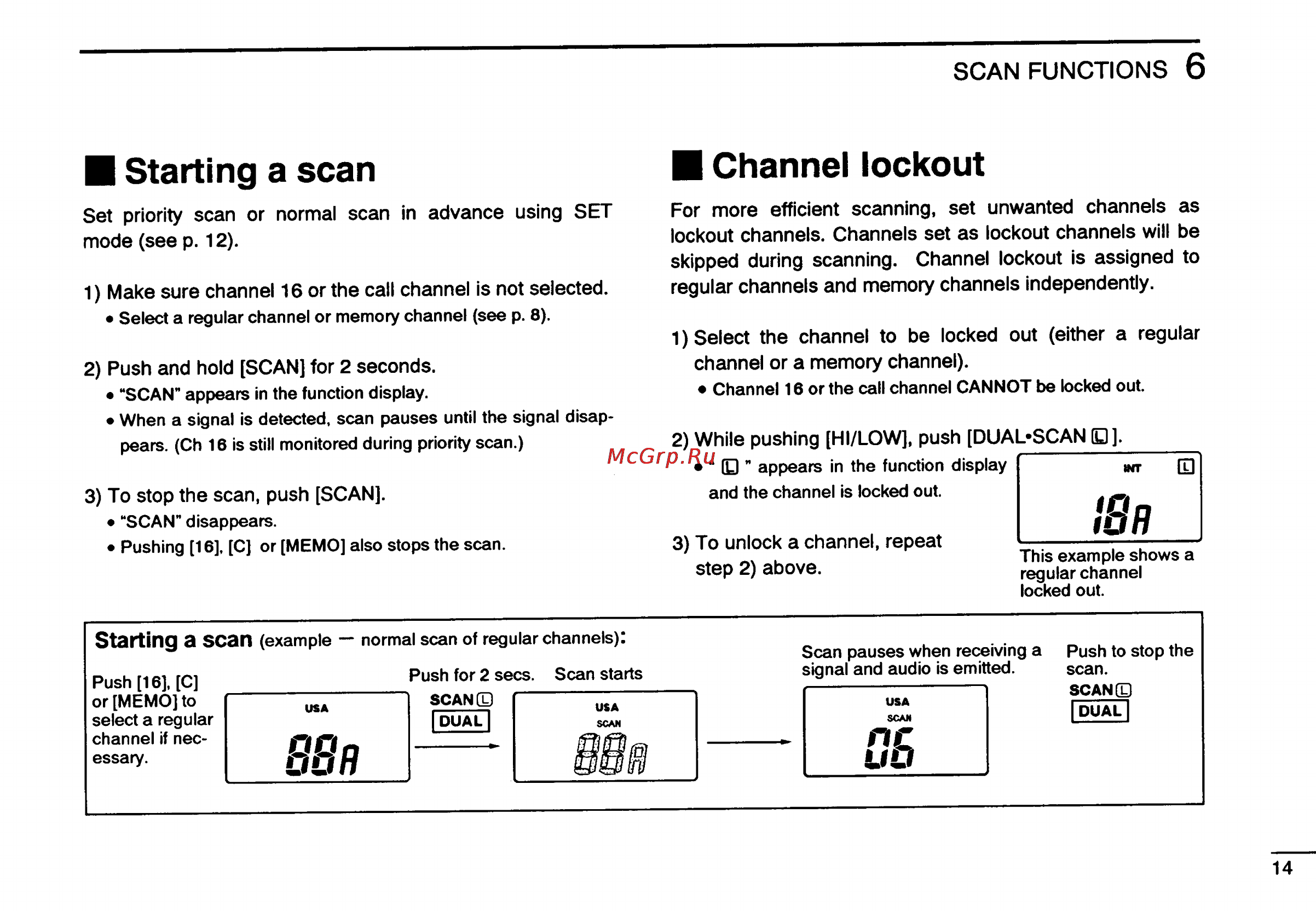 Icom IC-M15 Инструкция по эксплуатации онлайн [17/24] 69140