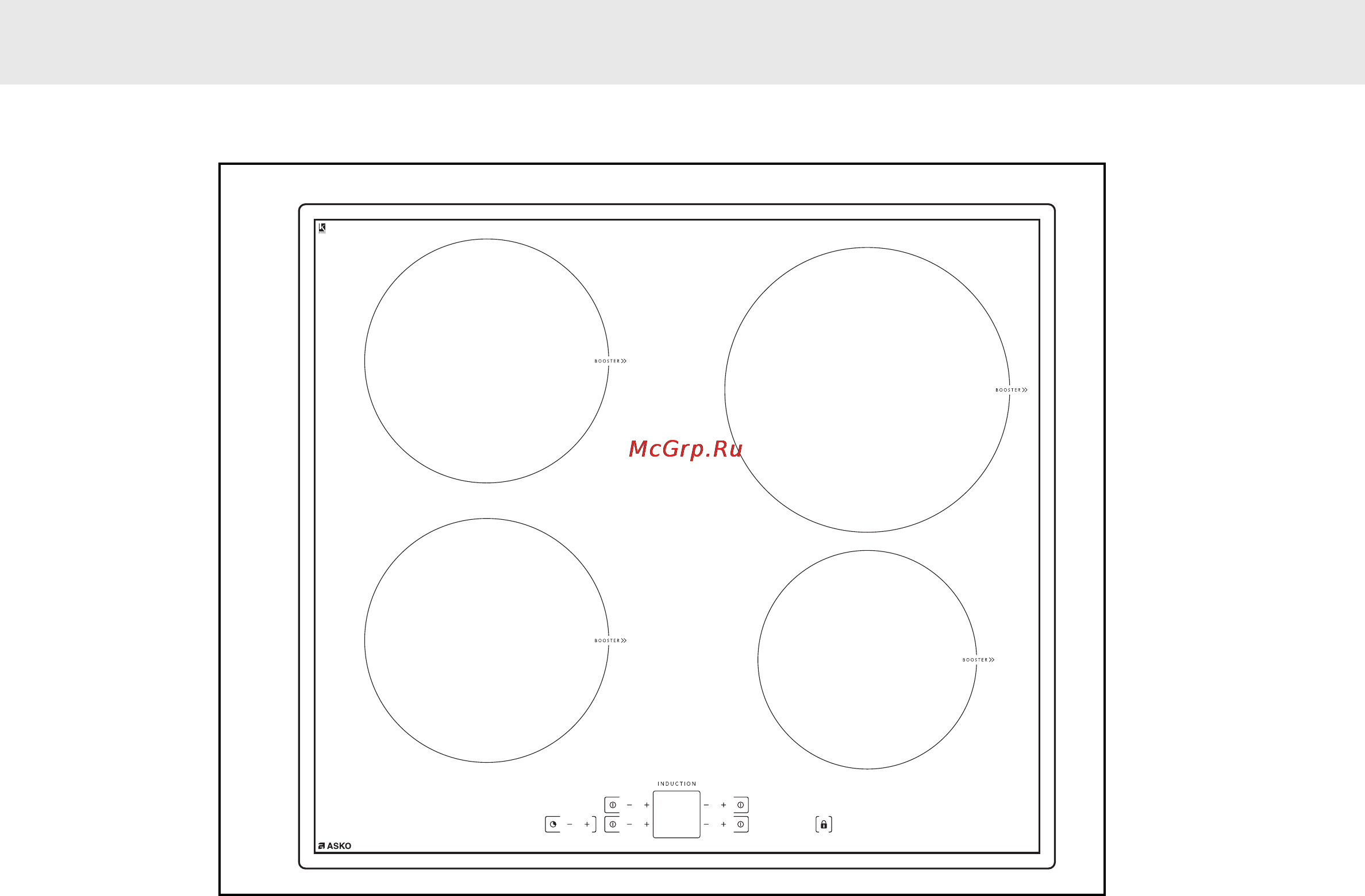 Asko HI1621G EU INDUCTION HOB Инструкция по эксплуатации онлайн [8/18] 69154