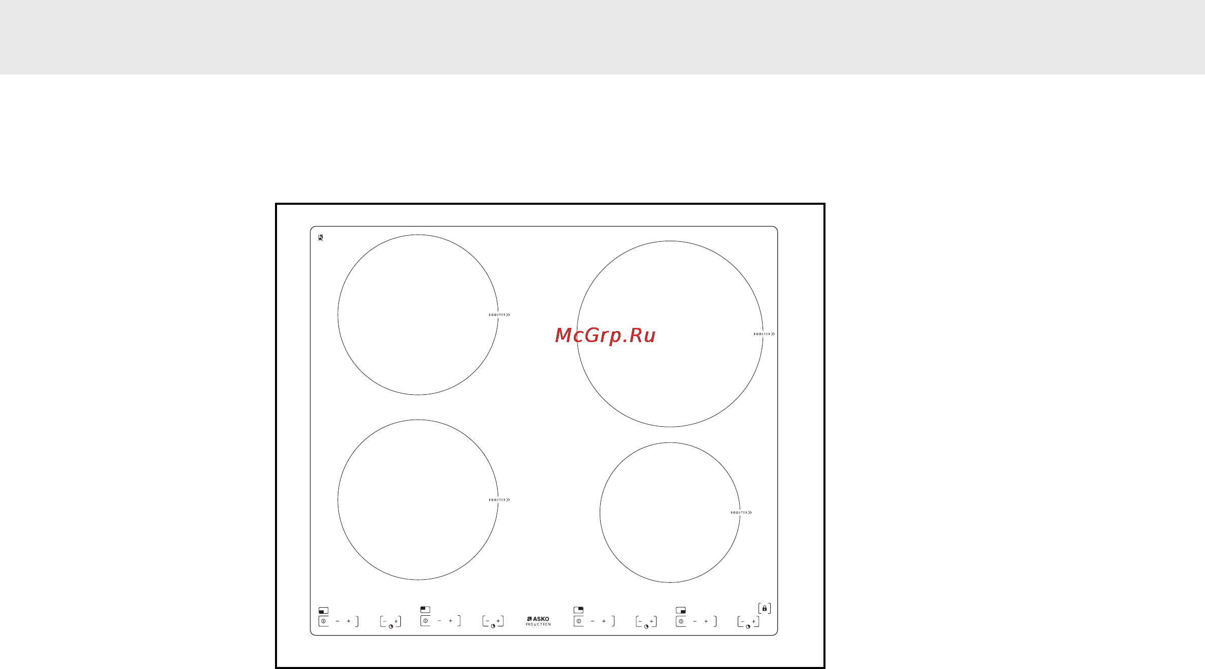 Asko HI1641S EU INDUCTION HOB Инструкция по эксплуатации онлайн [8/18] 69157