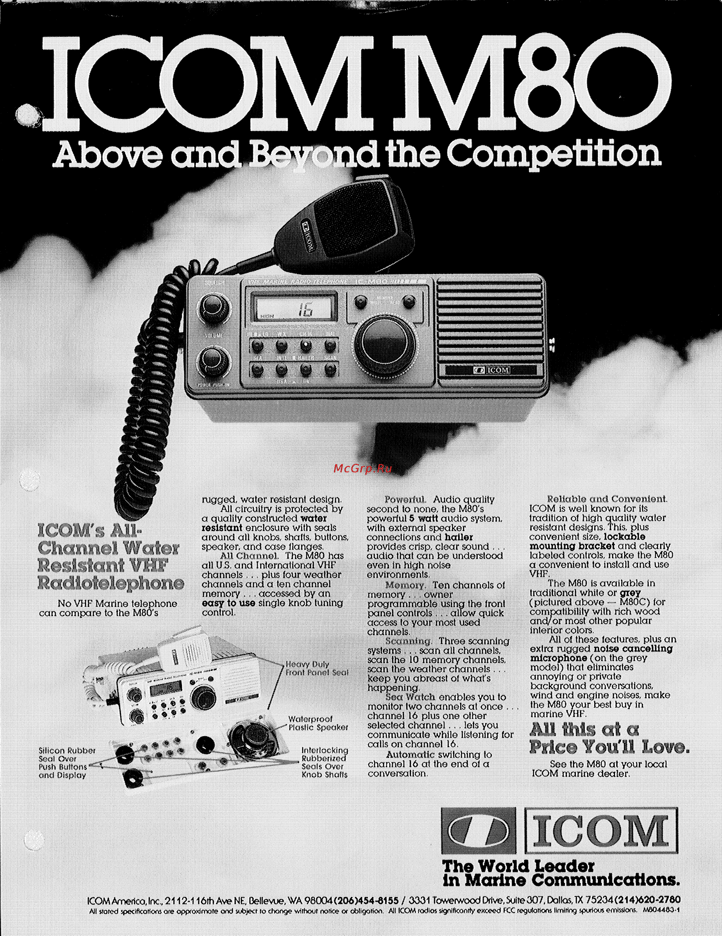 Icom IC-M80 [26/27] Icomm8o