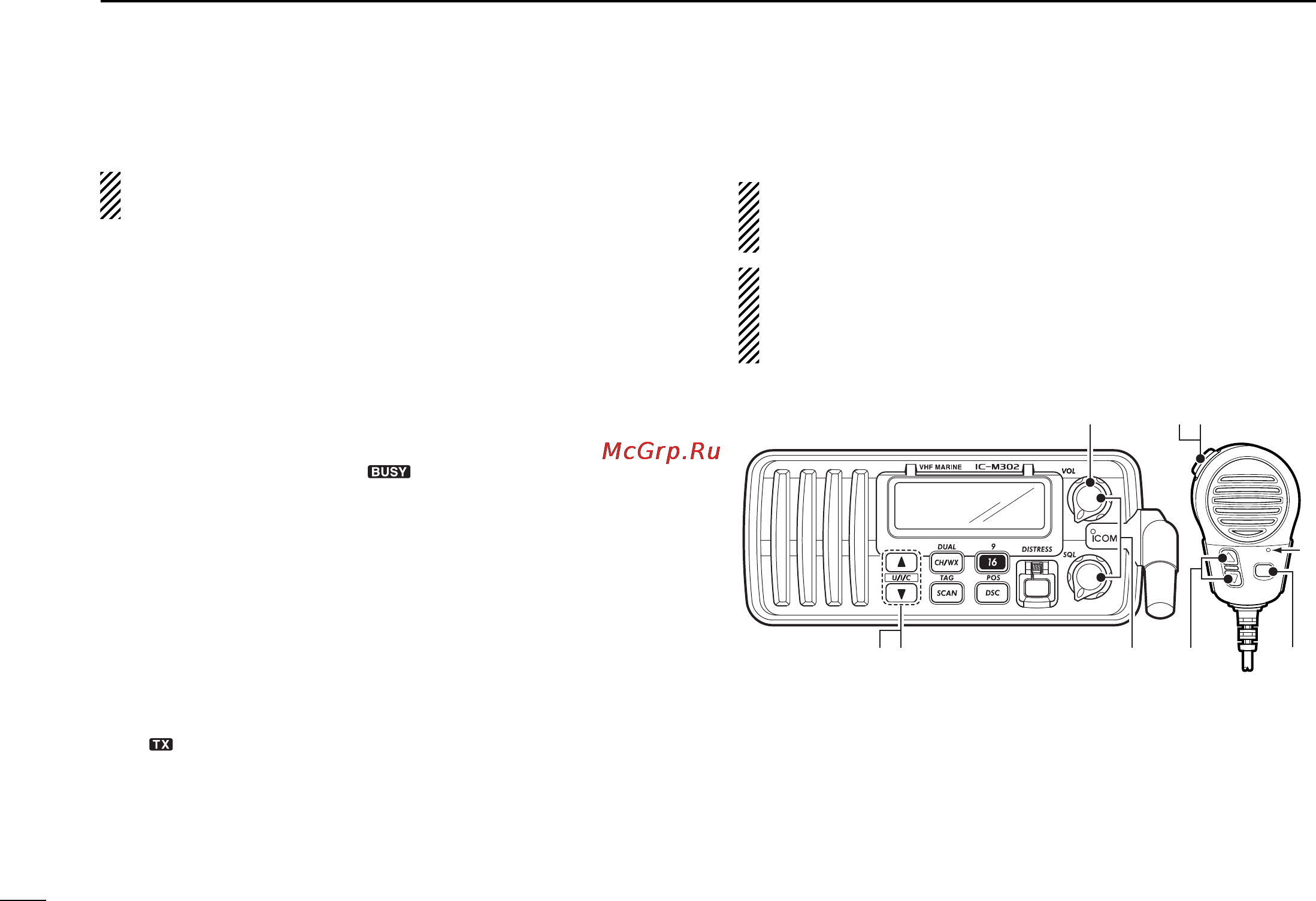 Icom IC-M302 [14/48] I receiving and transmitting