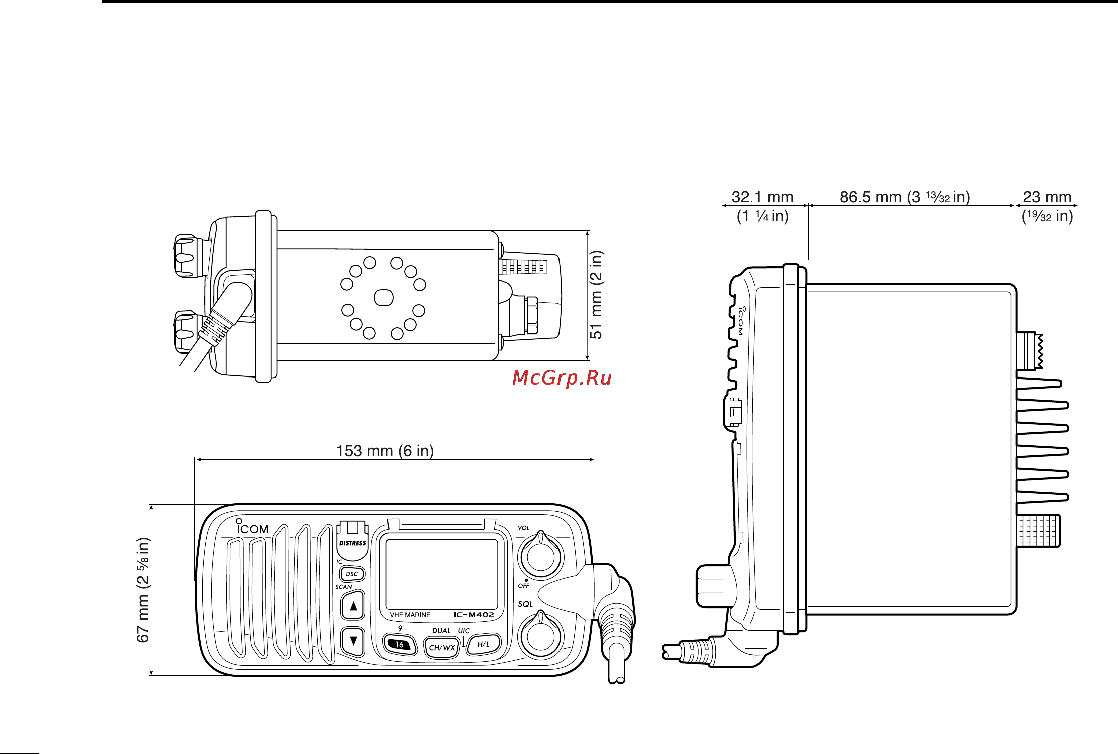 Icom IC-M402 Инструкция по эксплуатации онлайн [47/50] 69170