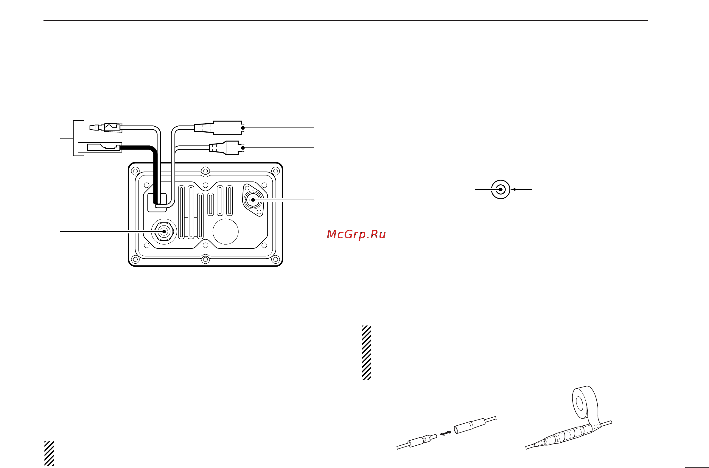 Icom IC-M502 [39/62] I connections