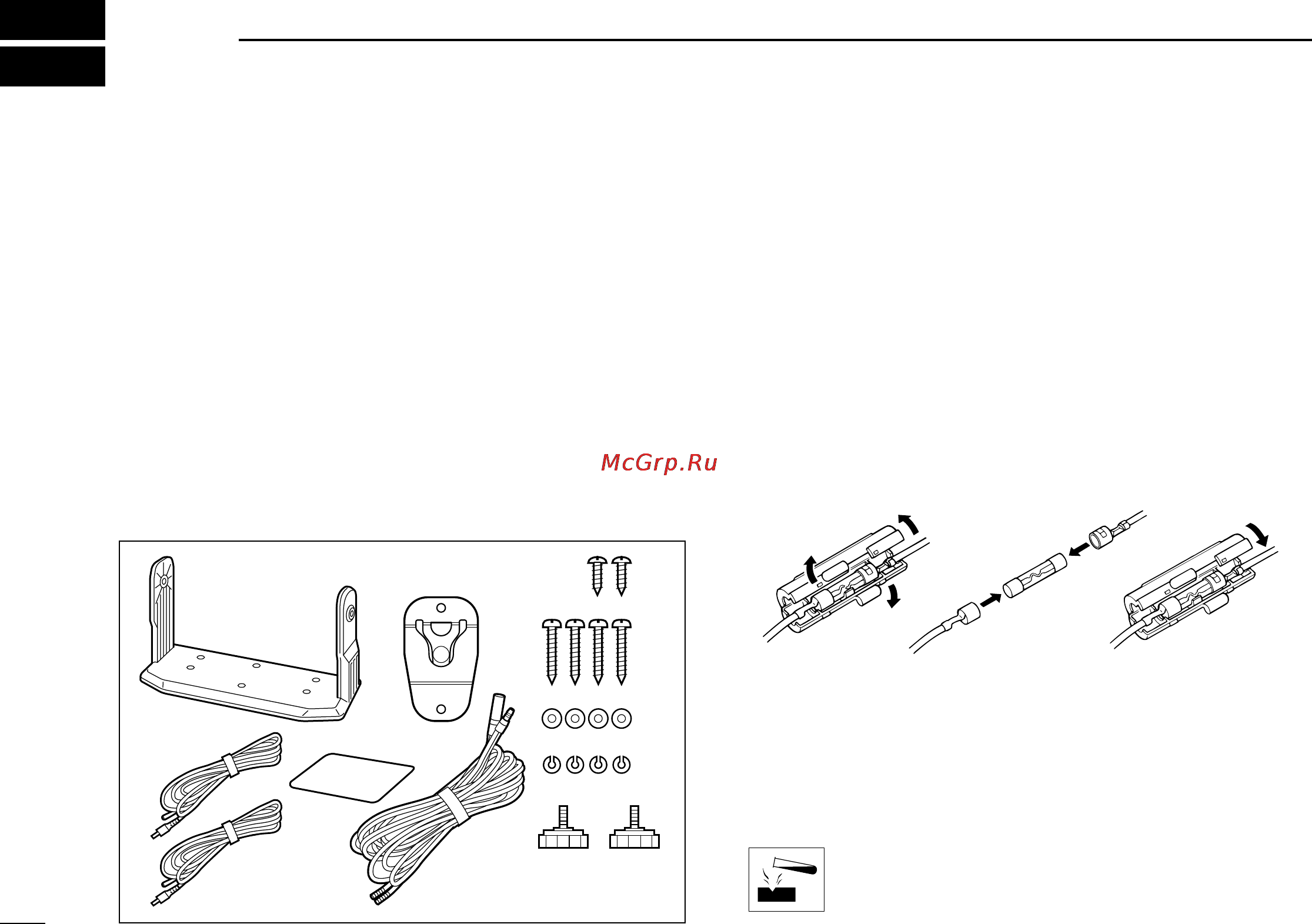 Icom IC-M502A [48/74] Connections and maintenance
