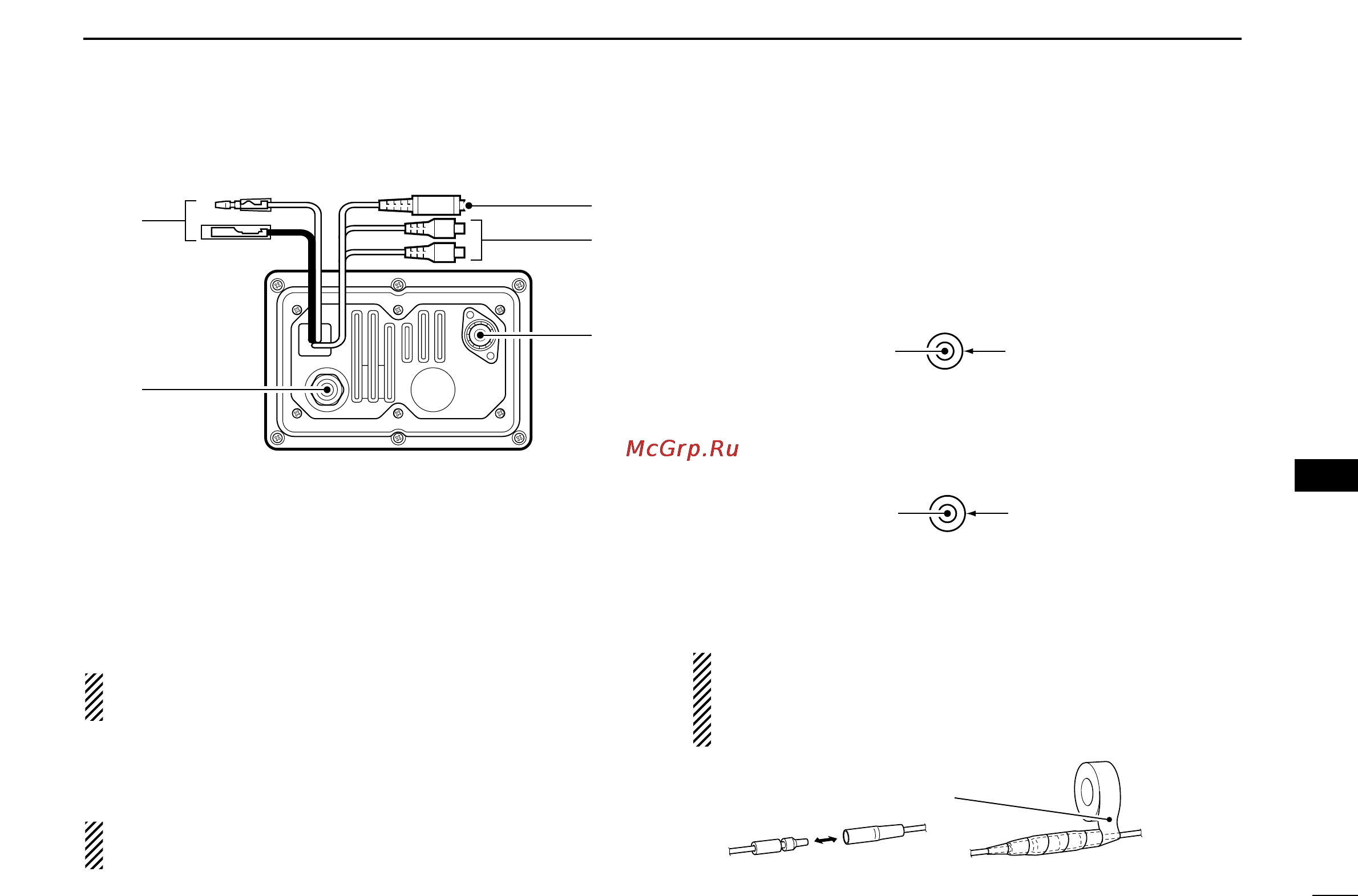 Icom IC-M502A [49/74] I connections