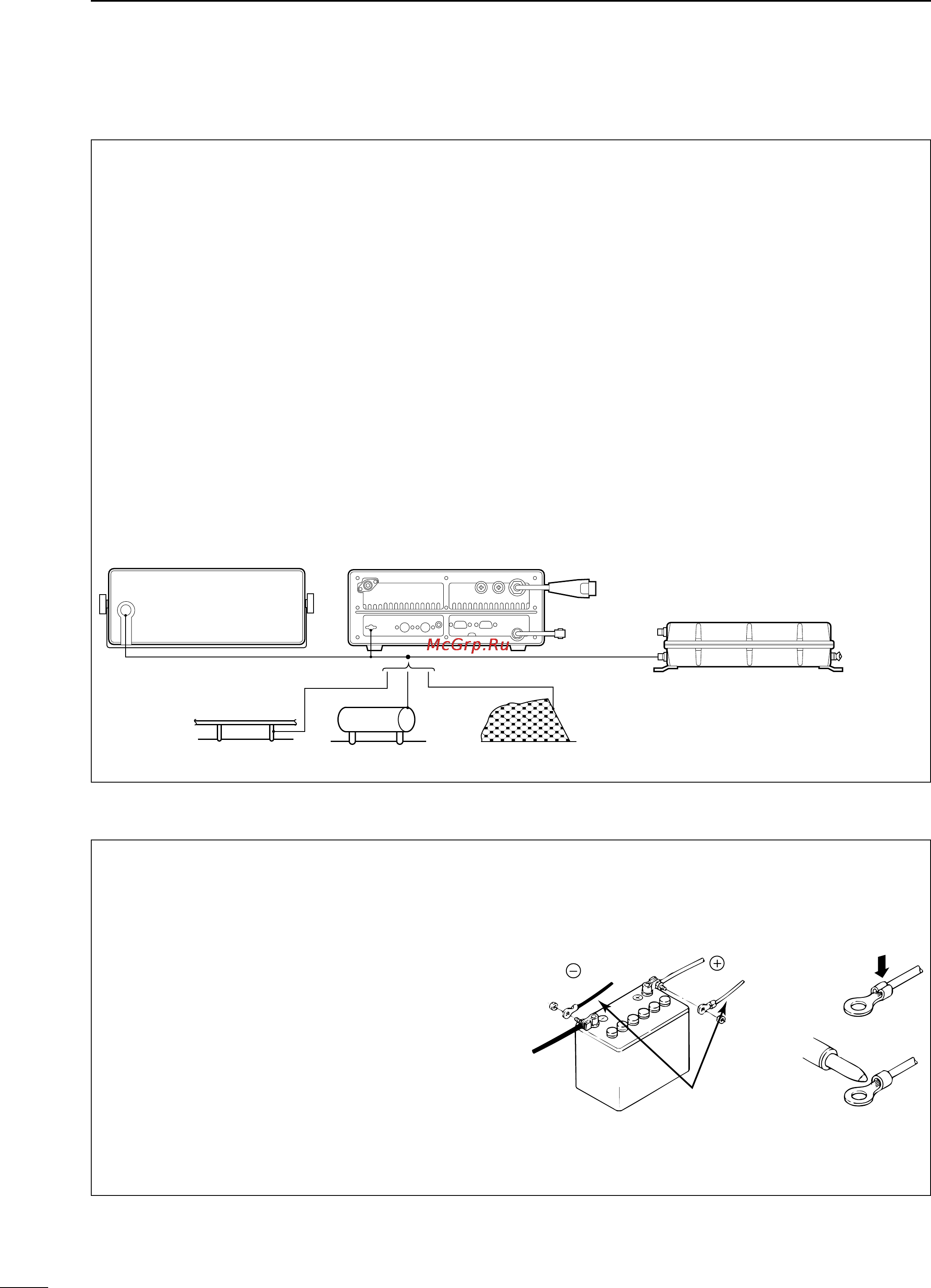 Icom IC-M710RT [26/32] I ground connection