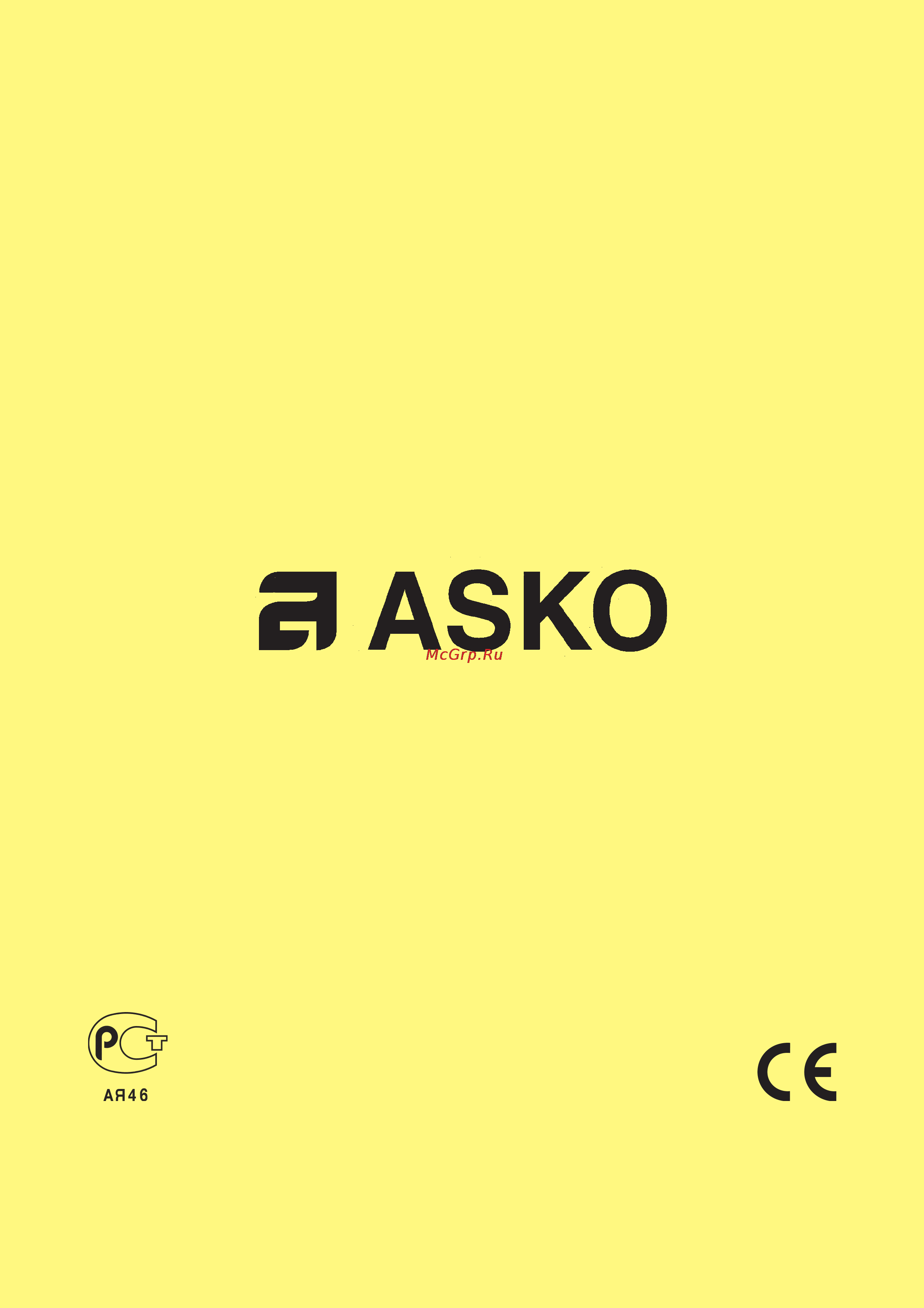 Asko C9555 A42002023 RU WHITE FS 50 [32/32] Pt 1320 03 004