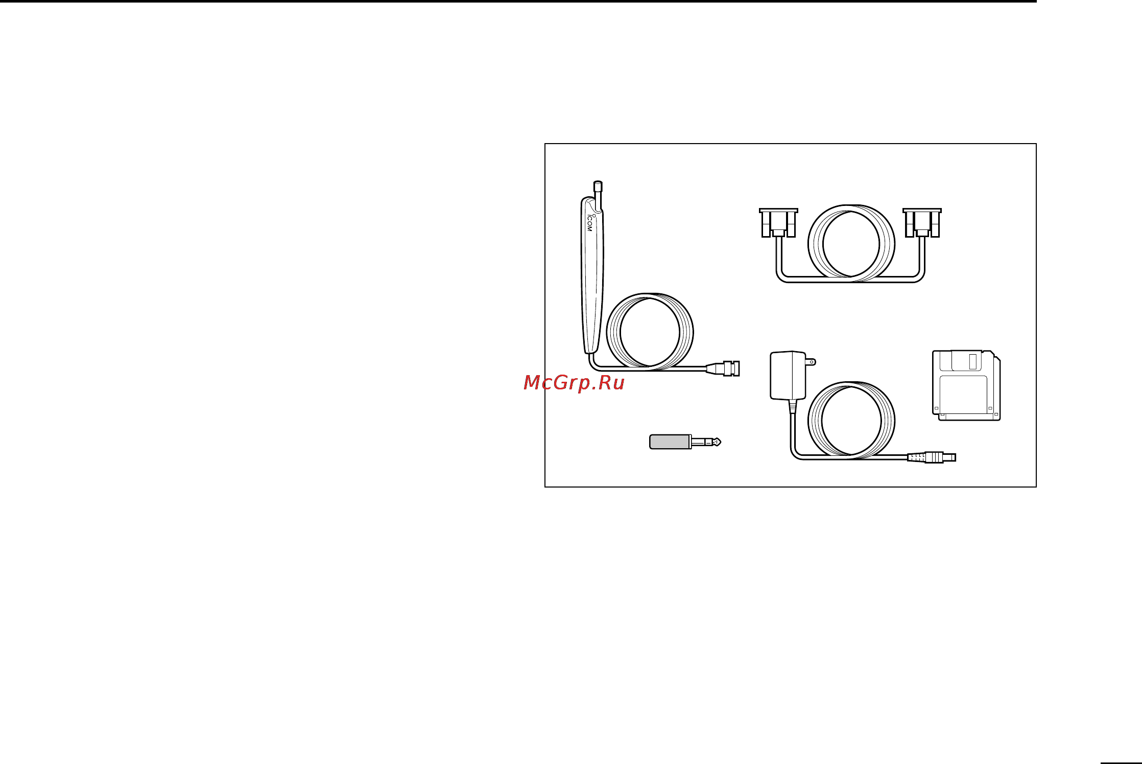 Icom IC-PCR1000 [15/16] Specifications and unpacking