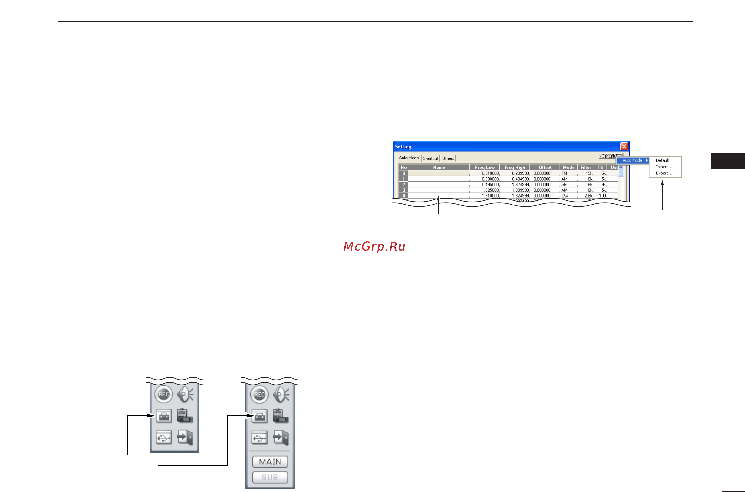 Icom IC-PCR2500 [63/148] Automatic mode selection