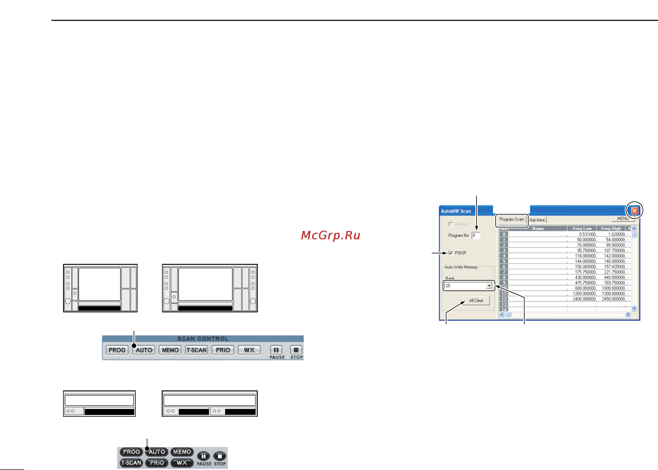 Icom IC-PCR2500 [92/148] Auto memory write scan