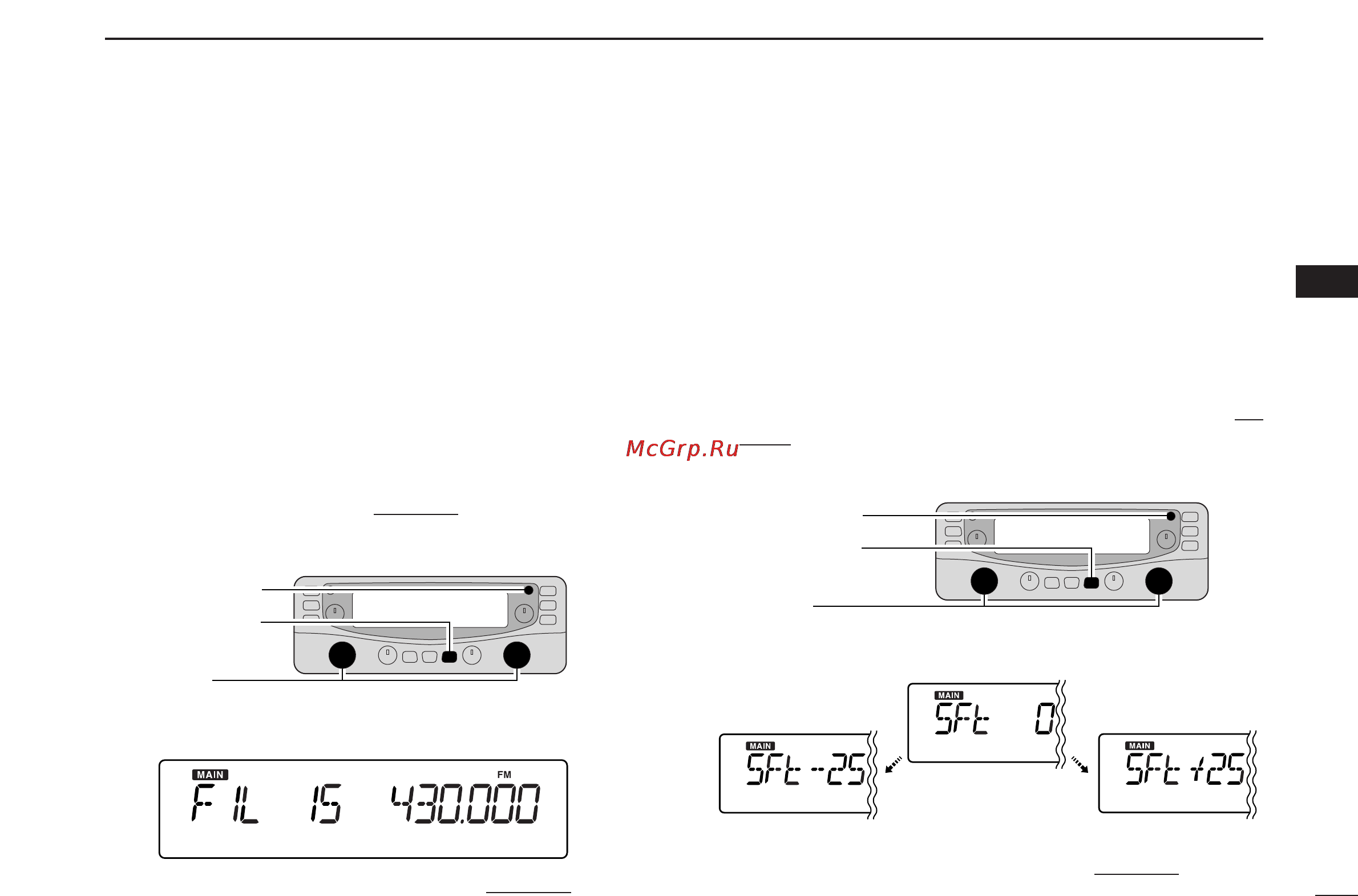 Icom IC-R2500 [25/80] If shift function