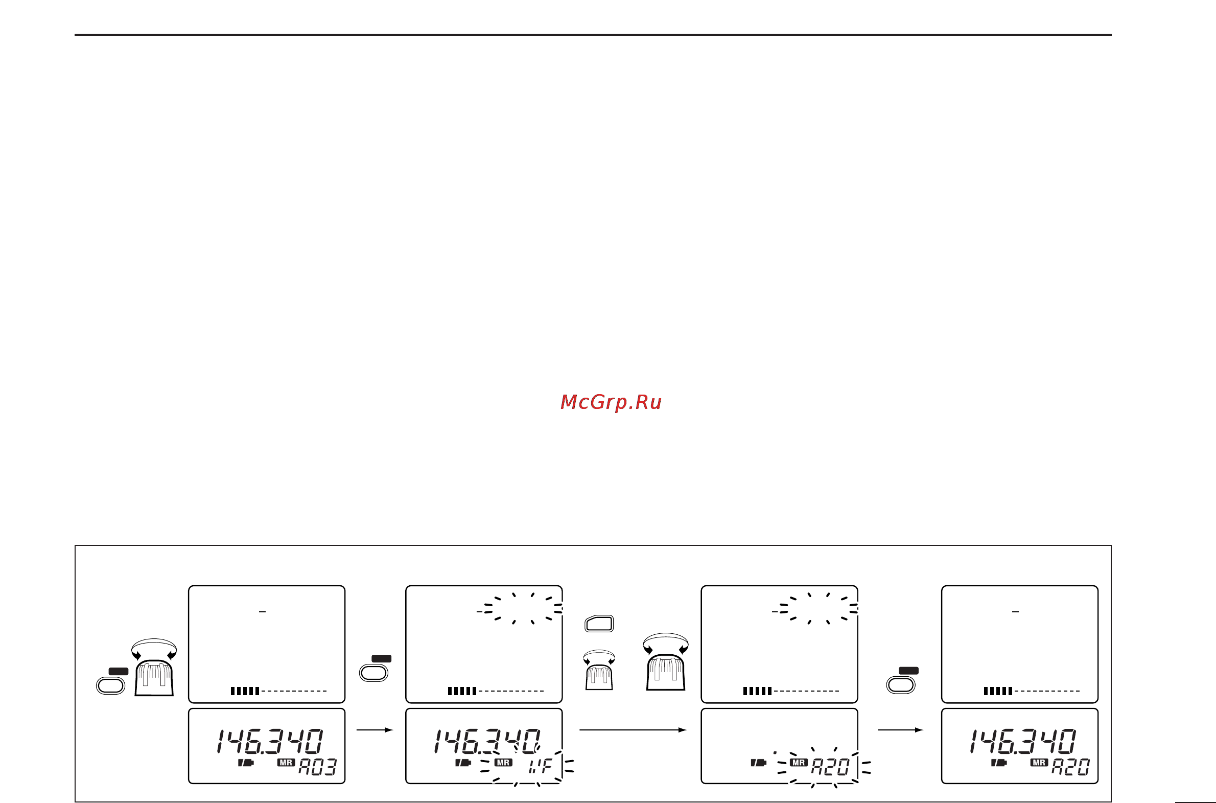 Icom IC-R3 [19/64] I programming after selection