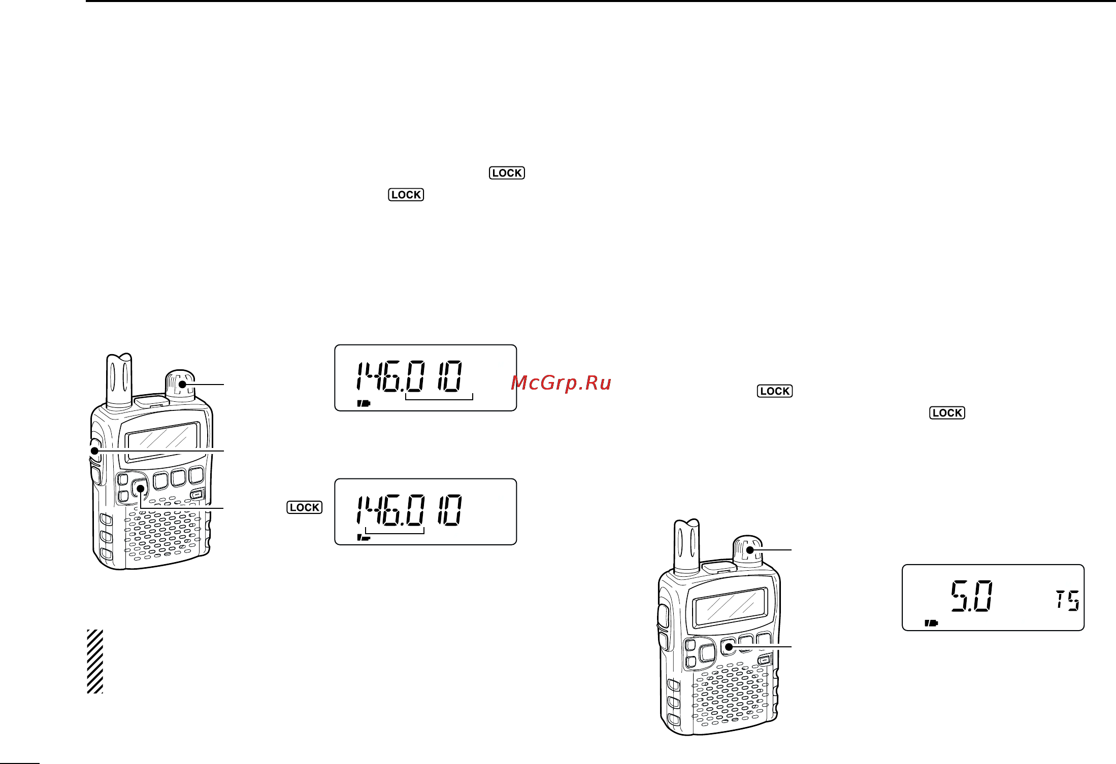 Icom IC-R5 [20/80] I setting a frequency