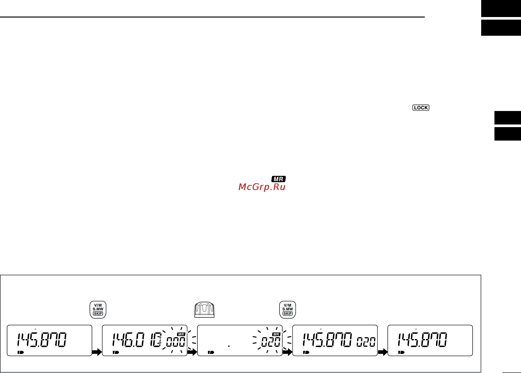 Icom IC-R5 [27/80] Memory channels