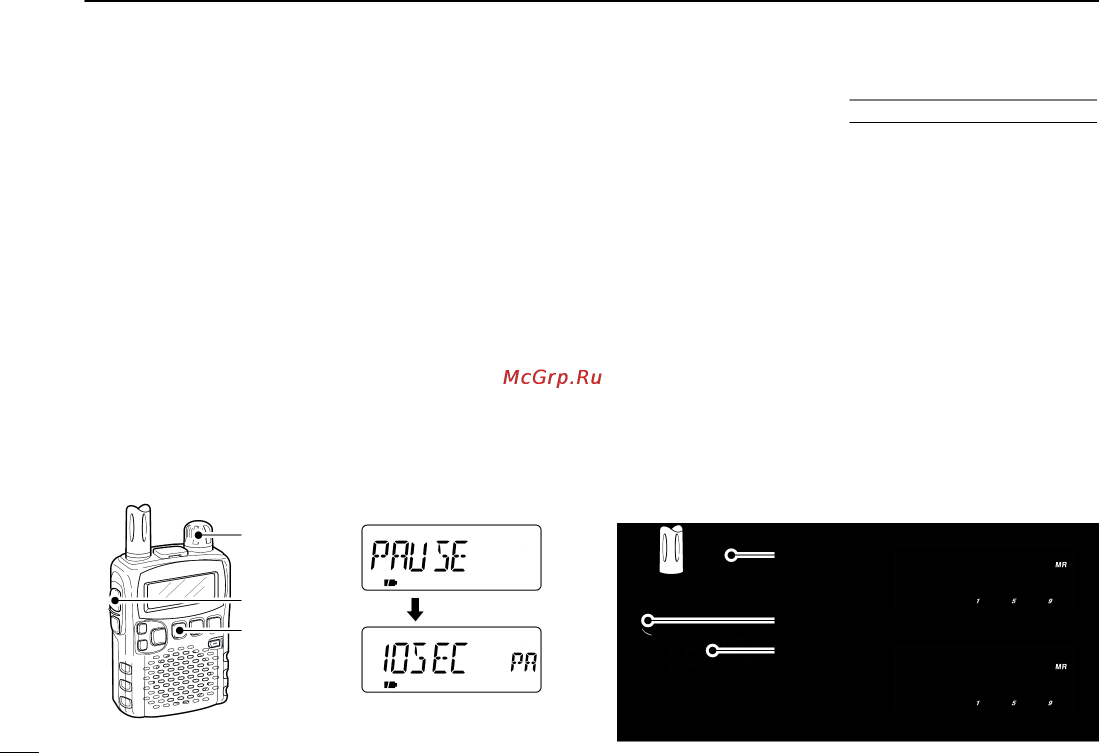 Icom IC-R5 [42/80] I scan resume condition