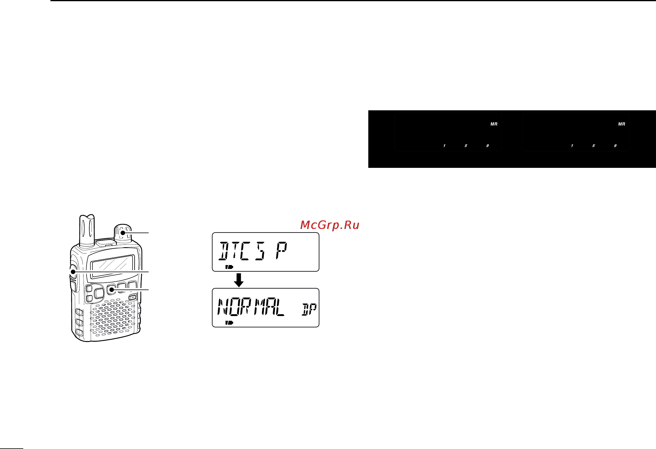 Icom IC-R5 [48/80] I dtcs polarity setting