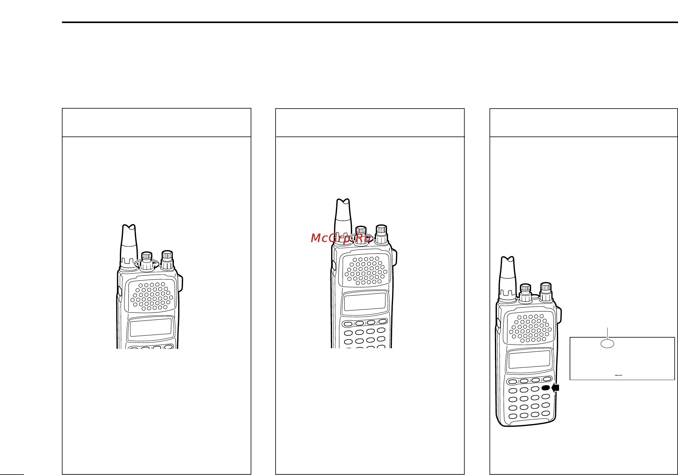 Icom IC-R10 [16/84] 1 adjust the rf gain