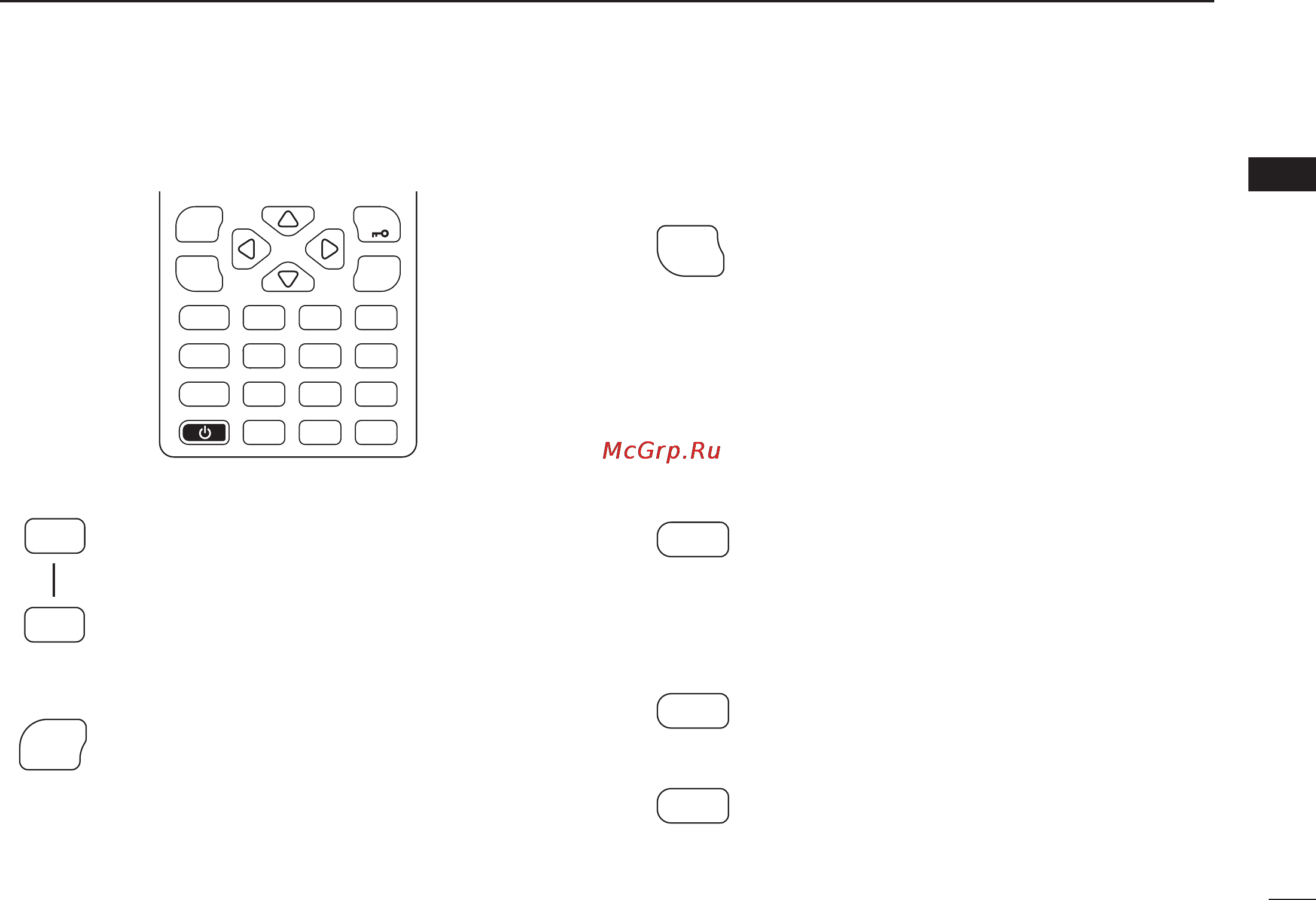 Icom IC-RX7 [13/108] Keypad