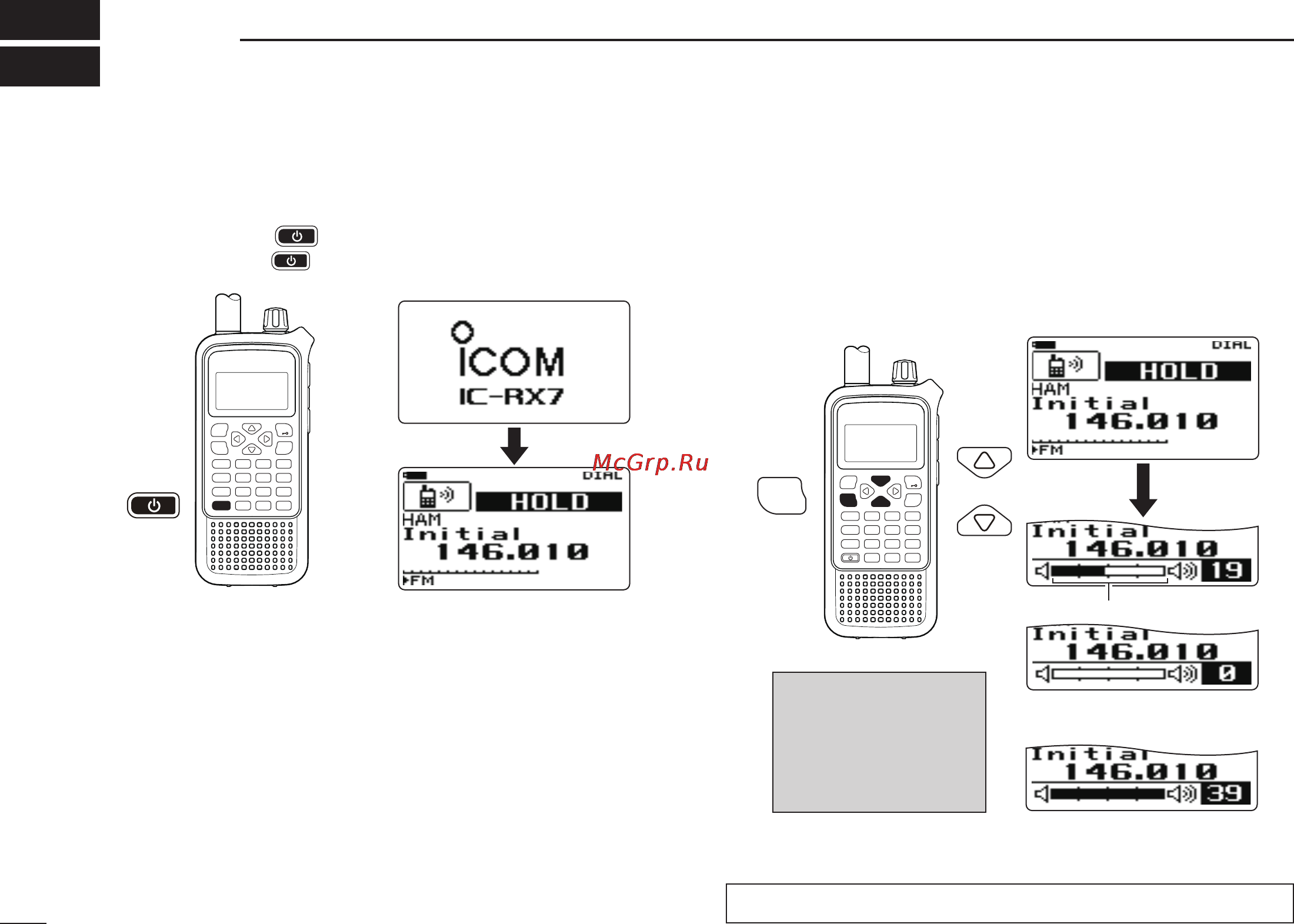 Icom IC-RX7 [22/108] Basic operation