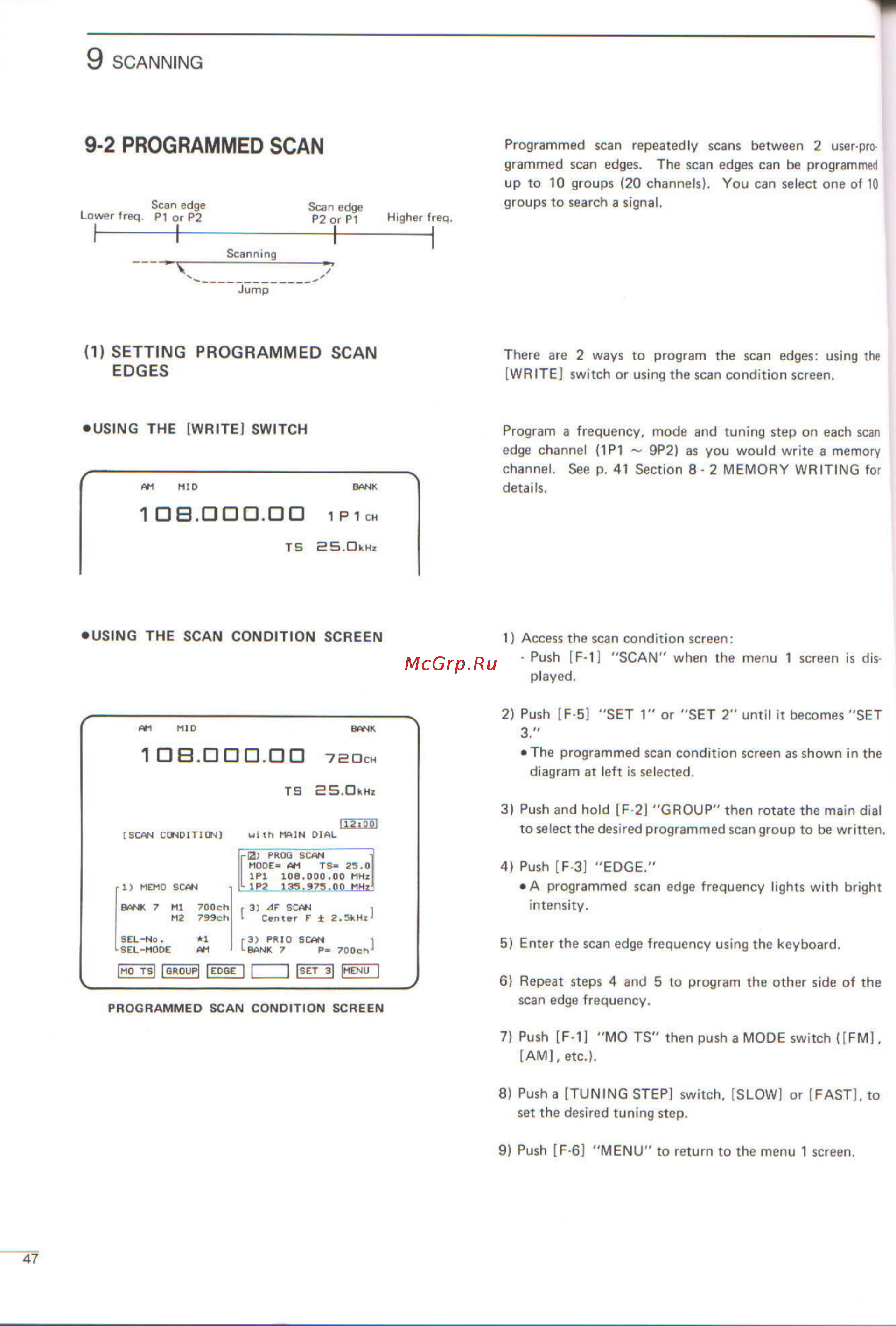 Icom IC-R9000L Инструкция по эксплуатации онлайн [50/72] 69238