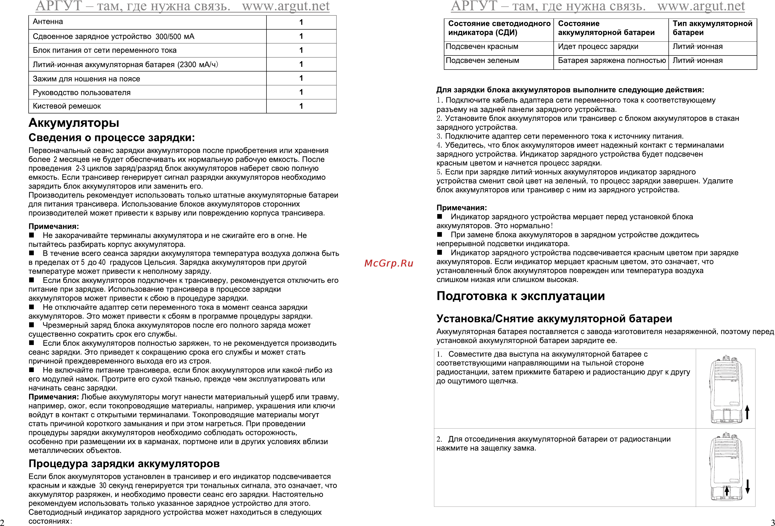 Аргут А-53 Инструкция по эксплуатации онлайн [4/8] 69260