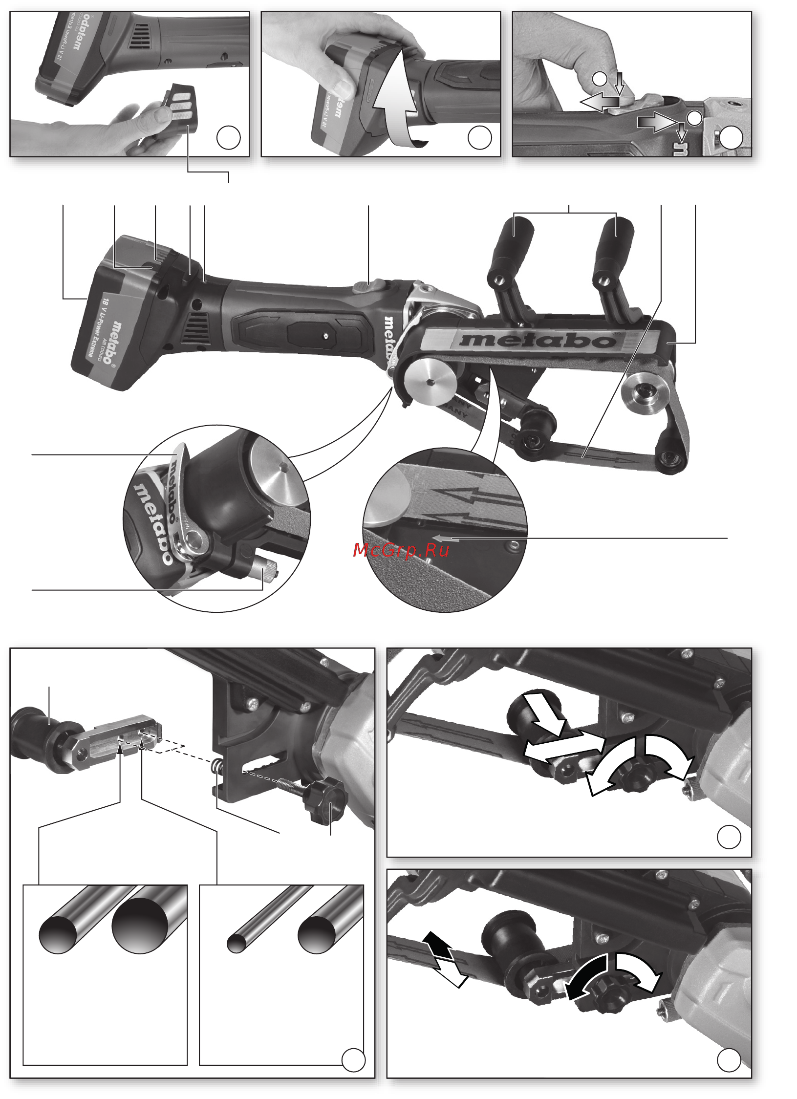 Metabo RB 18 LTX 60 Инструкция по эксплуатации онлайн [2/64] 69291