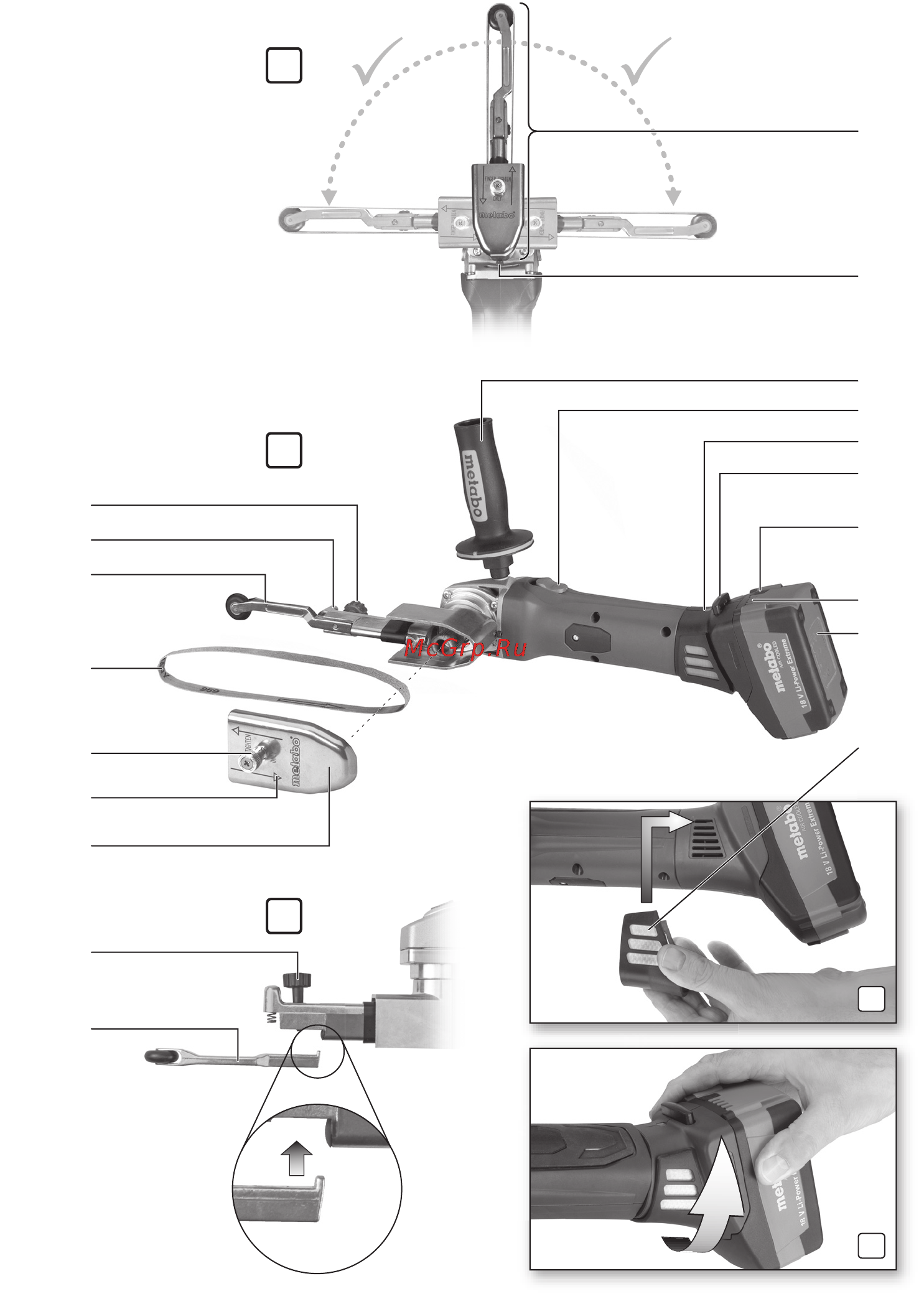 Metabo BF 18 LTX 90 Инструкция по эксплуатации онлайн [3/84] 69303