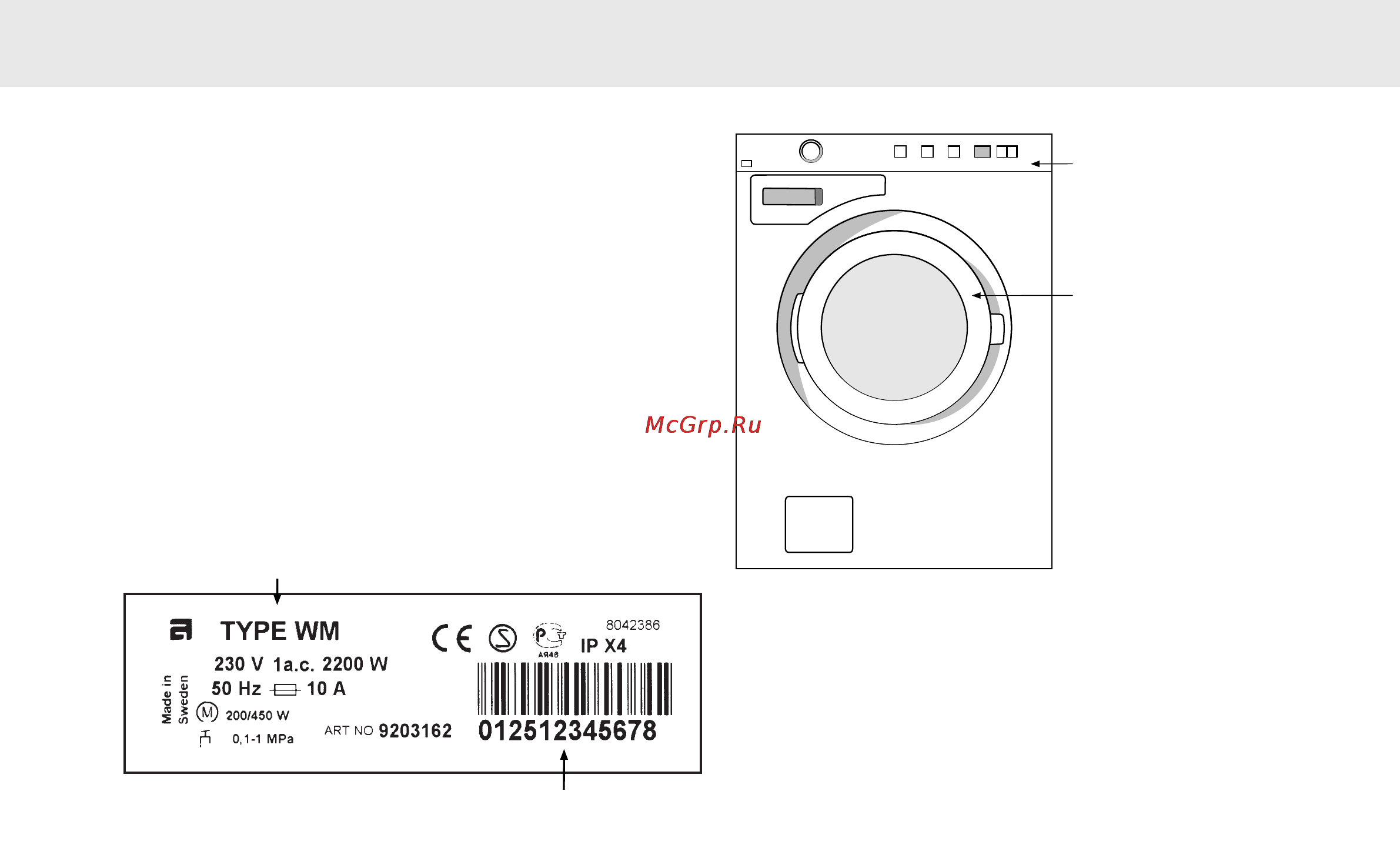 Asko W6444 RU WHITE [30/36] Информация