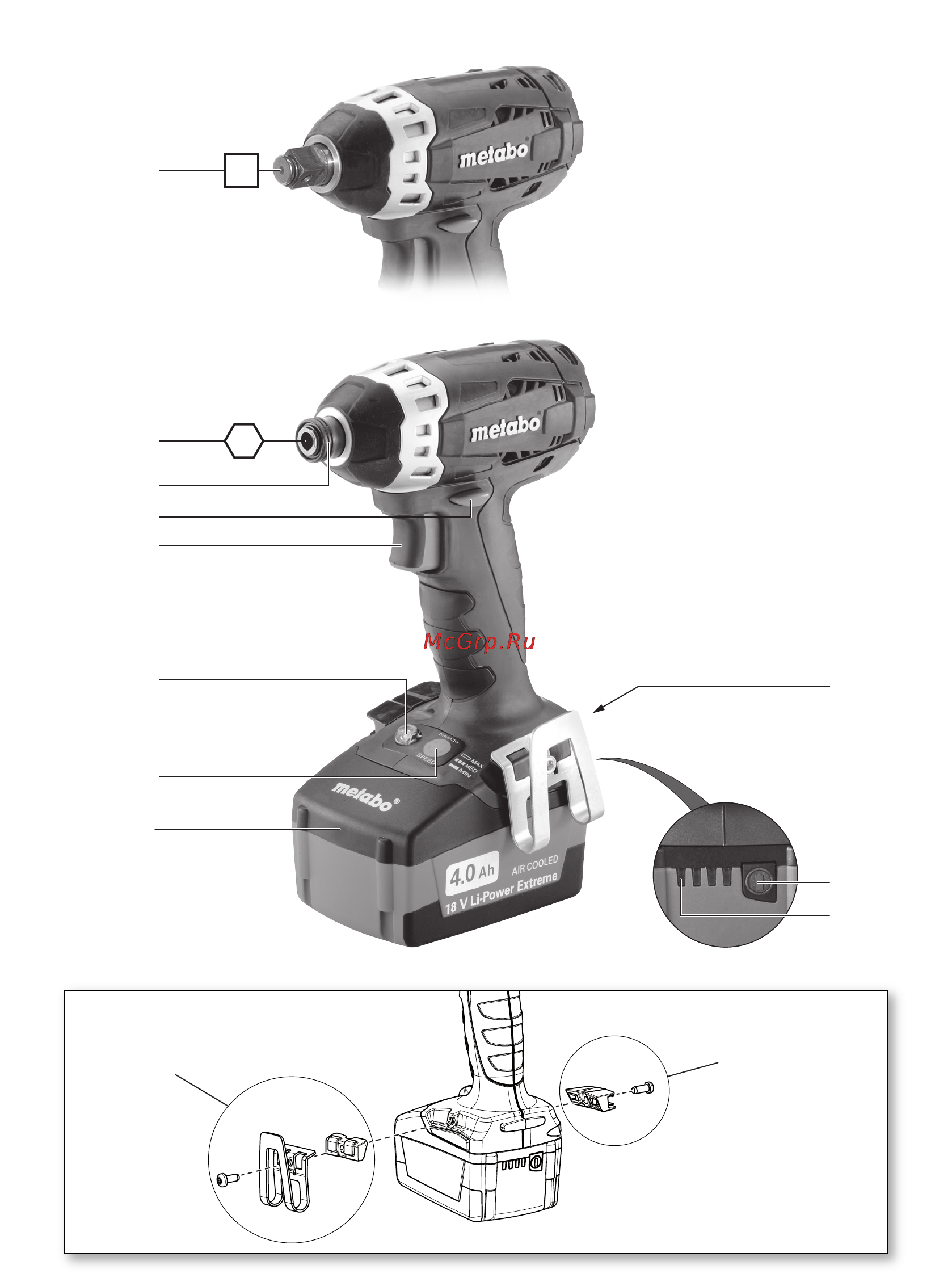 Metabo SSD 18 LTX 200 Инструкция по эксплуатации онлайн [2/60] 69342
