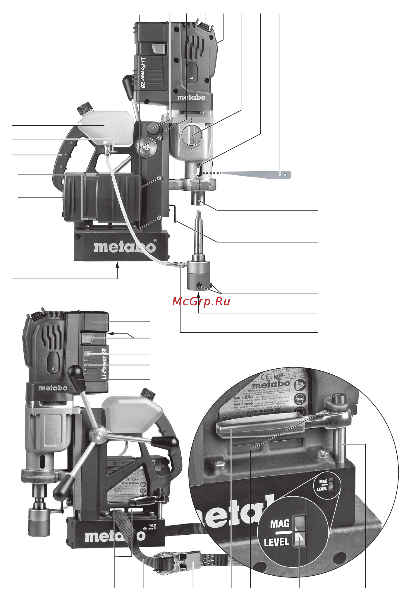 Metabo MAG 28 LTX 32 Инструкция по эксплуатации онлайн [3/112] 69348