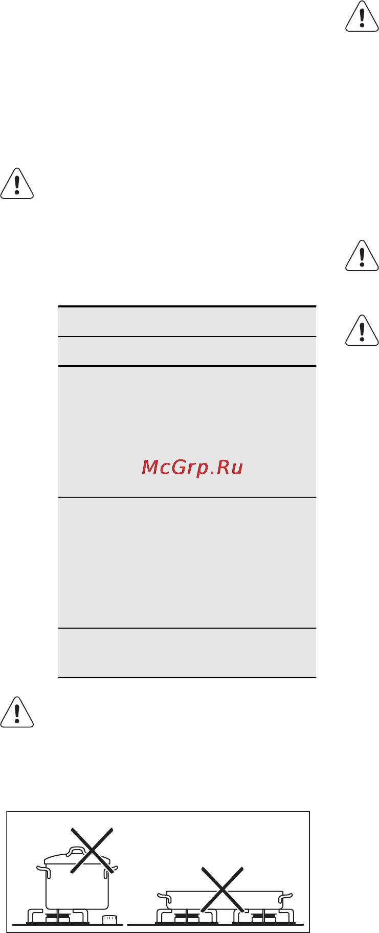 Electrolux EGT6342NOK [7/16] Полезные советы