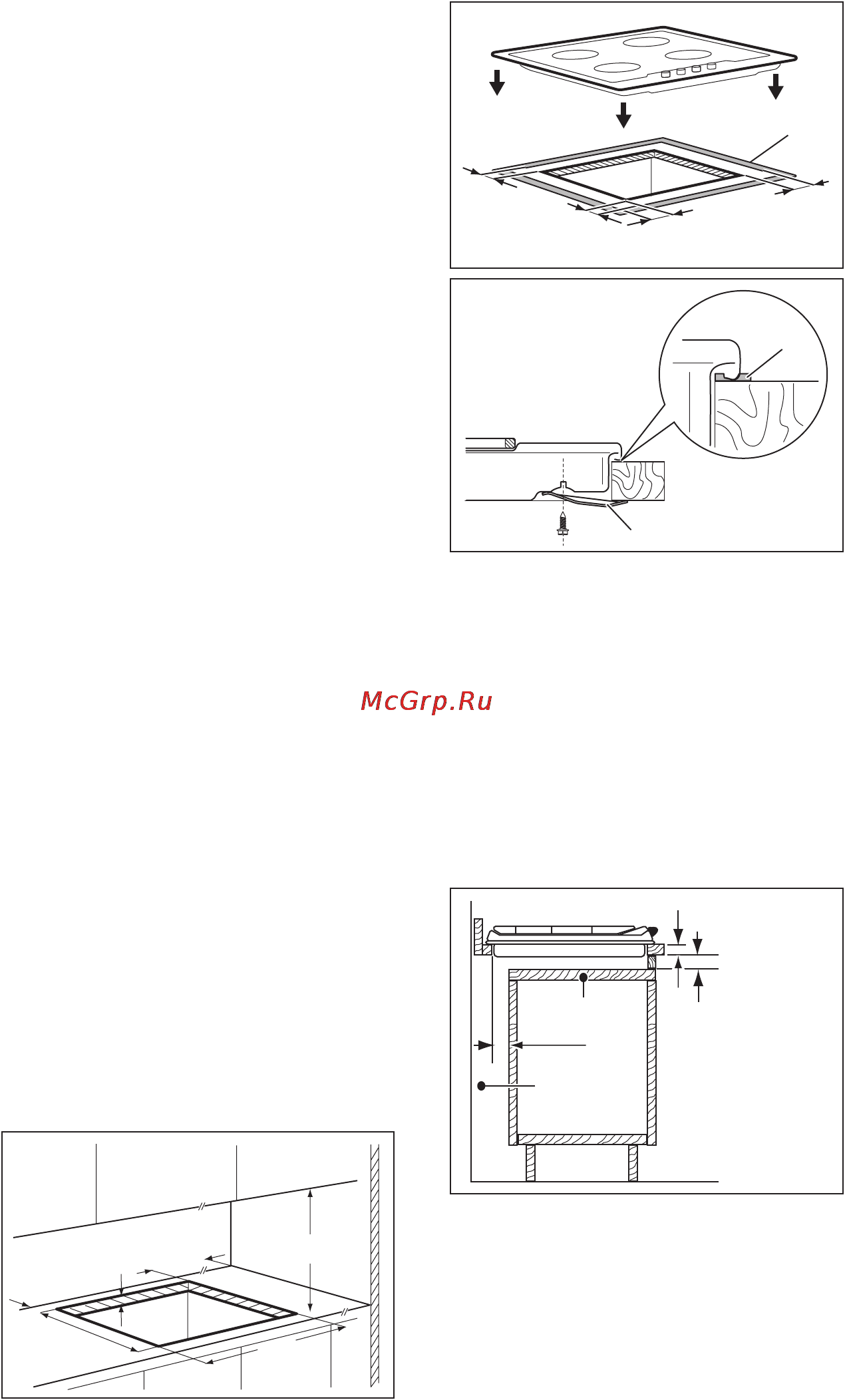 Electrolux EGG6343NOX [15/18] Возможности встраивания