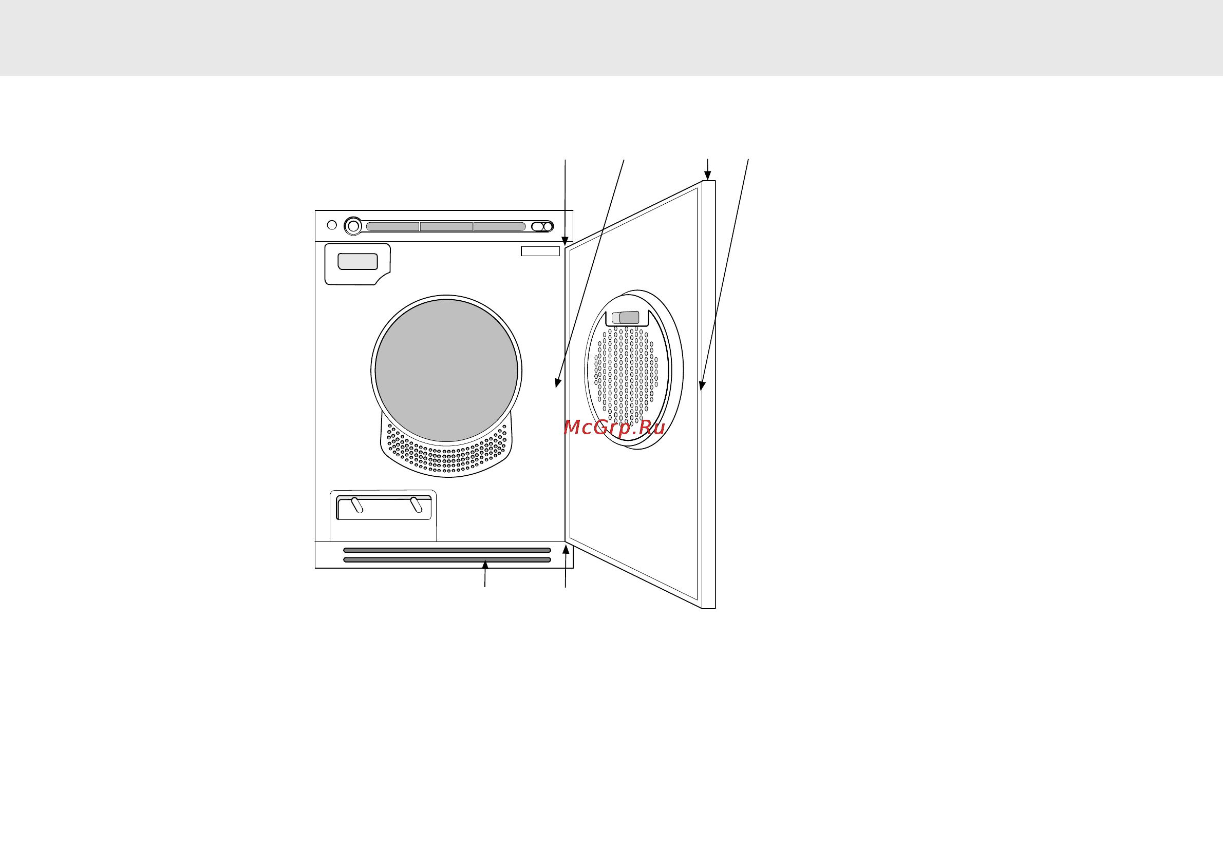 Asko T794C S [28/32] Перенавешивание дверцы