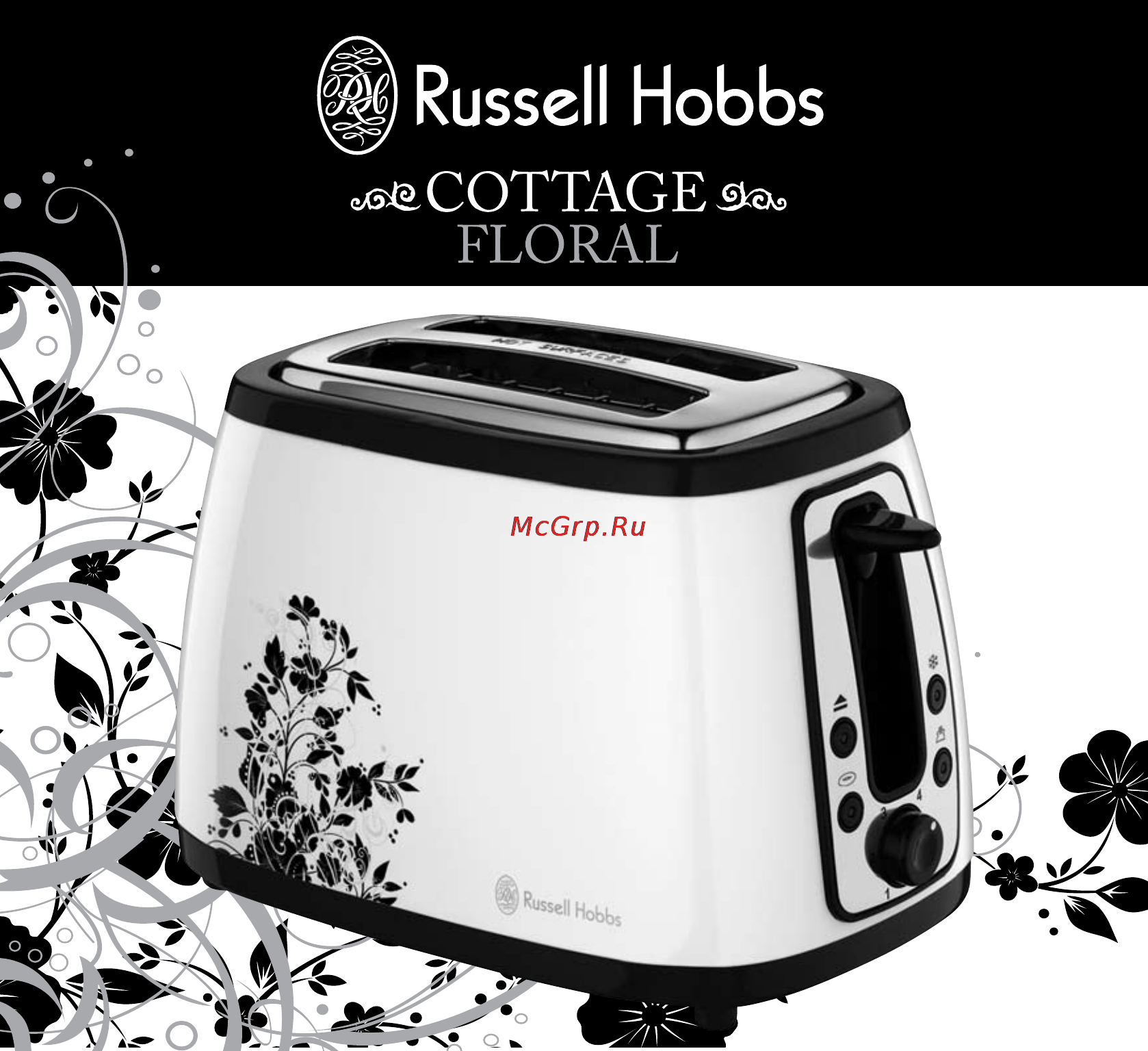 Russell Hobbs Cottage Floral 18513-56 Инструкция по эксплуатации онлайн