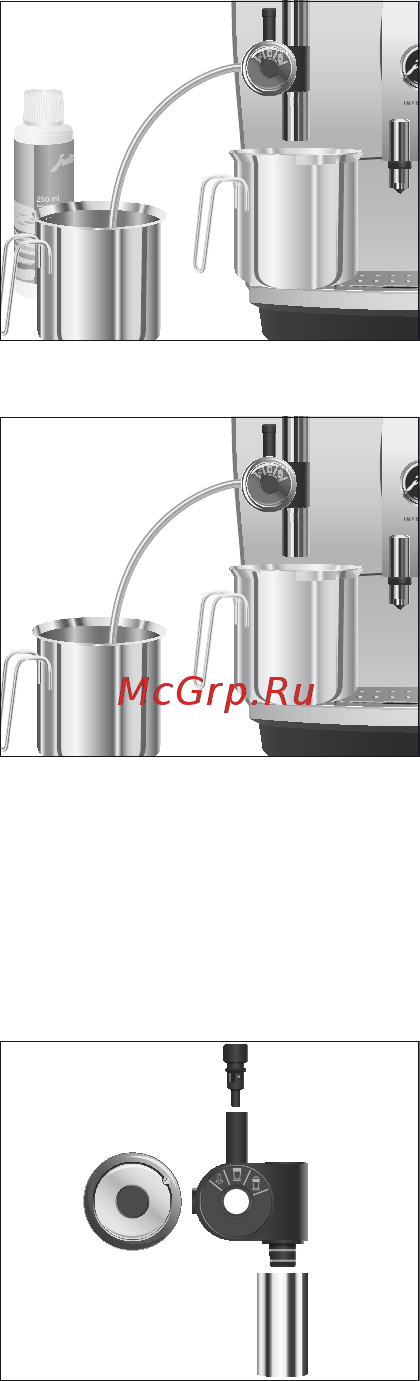 Jura IMPRESSA Z7 One Touch chrome [39/56] Разборка и промывка насадки для приготовления капучино