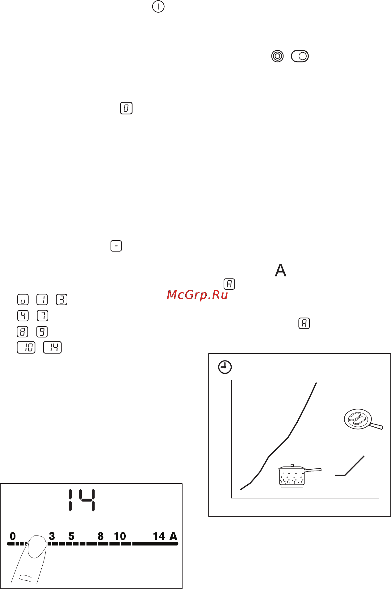 Electrolux EHF6547XOK [8/19] Значение мощности нагрева