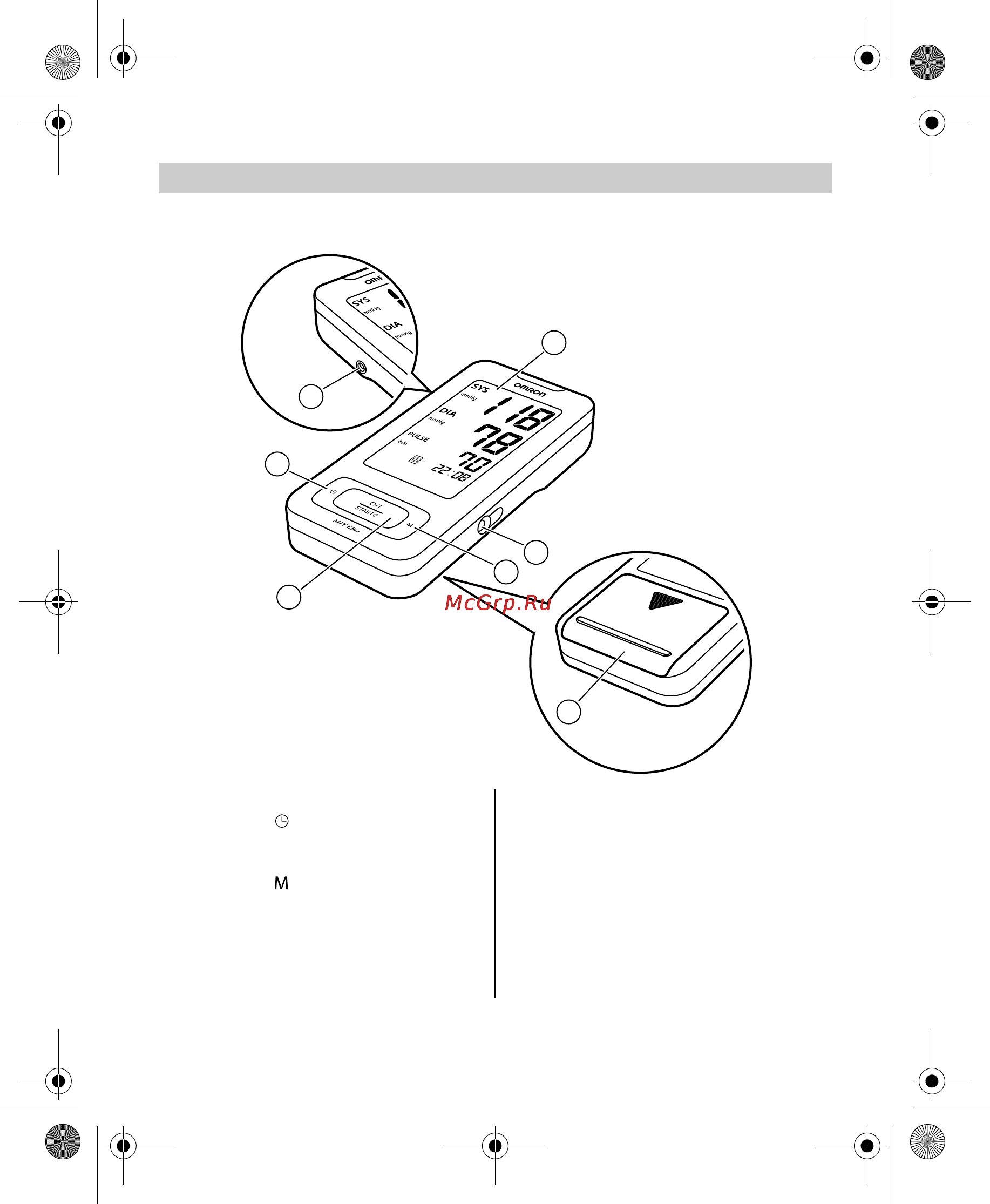 Omron MIT Elite [258/336] Описание прибора