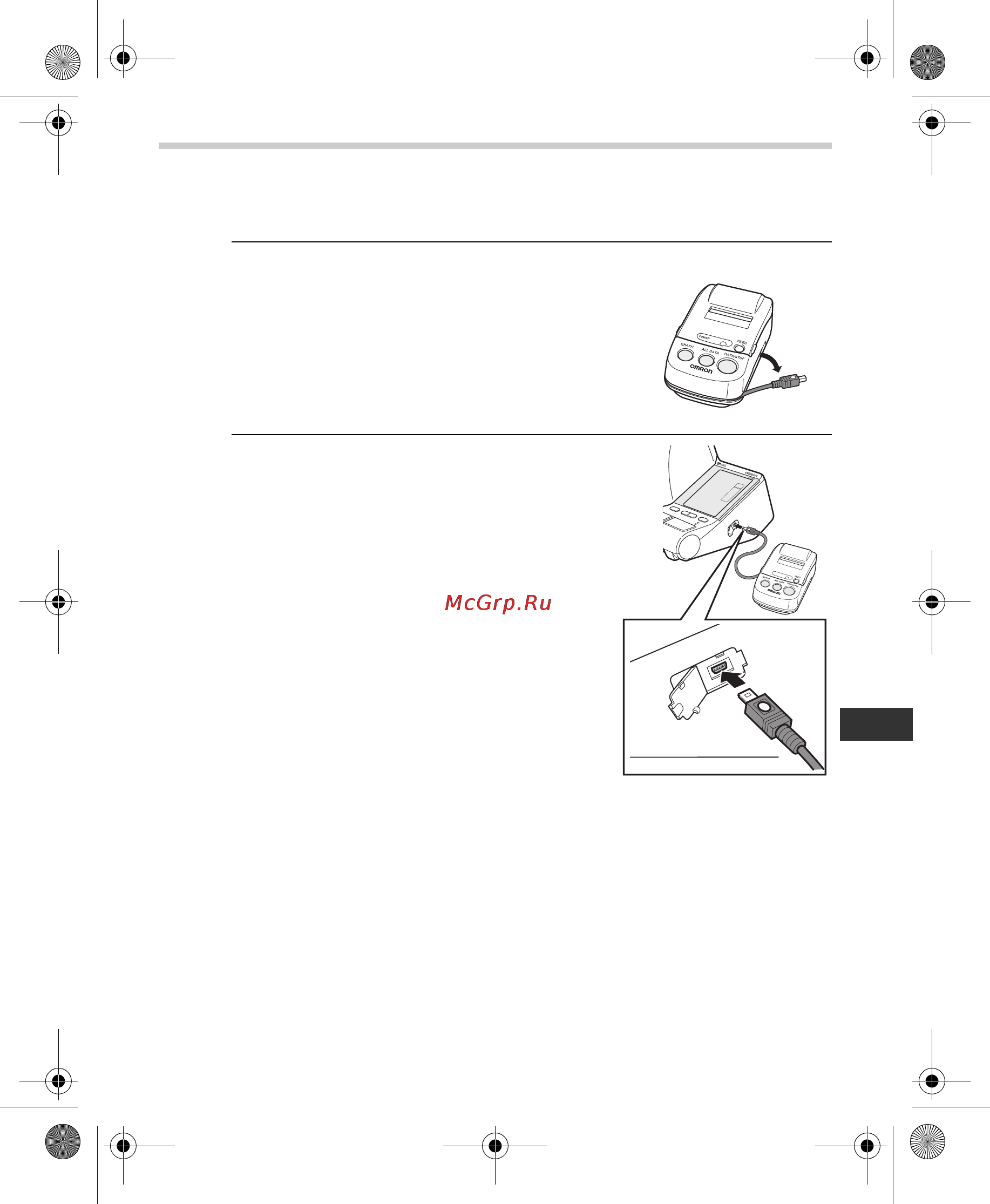 Omron SpotArm i-Q142 [43/384] Using the optional printer