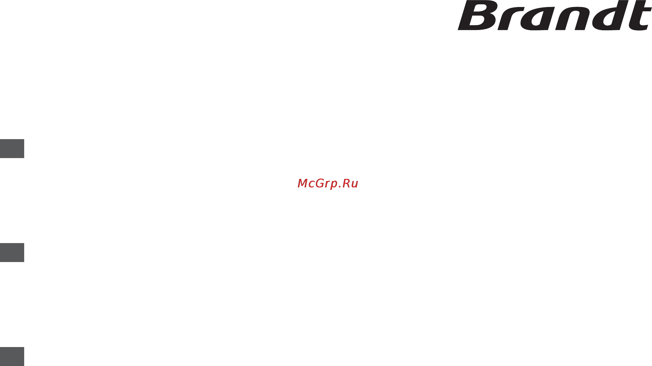 Brandt WT10885E [2/12] Page 3