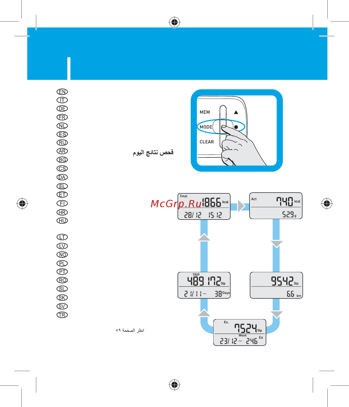 Omron HJA-306 Золотой Инструкция по эксплуатации онлайн [18/156] 581380