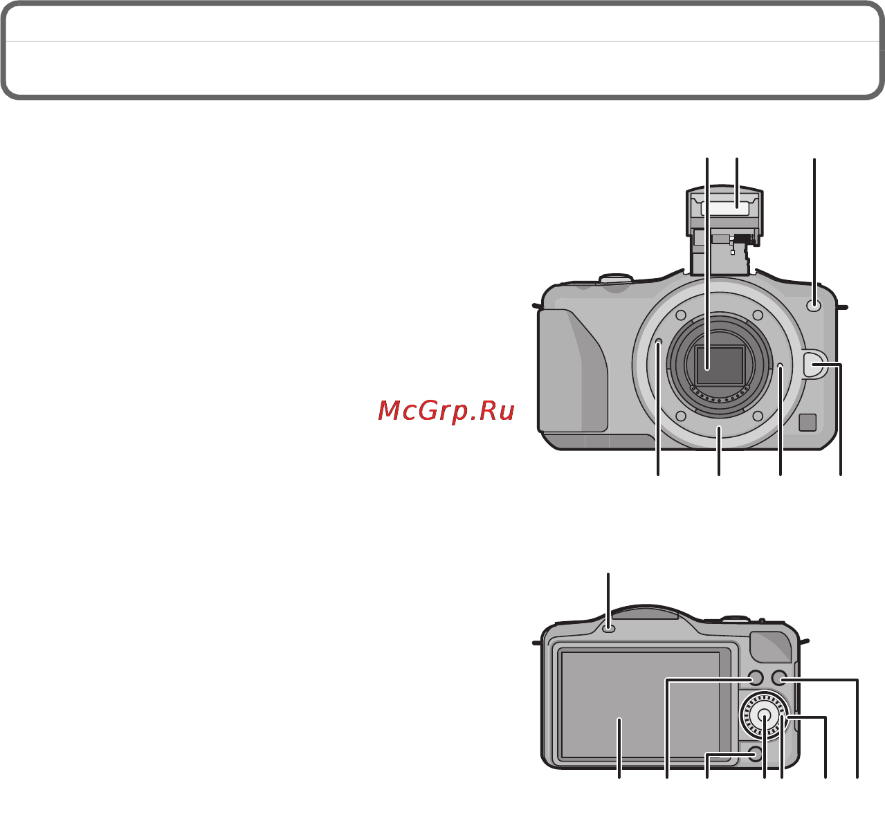 Panasonic DMC-GF5KEE-W White [8/48] Названия и функции составных частей