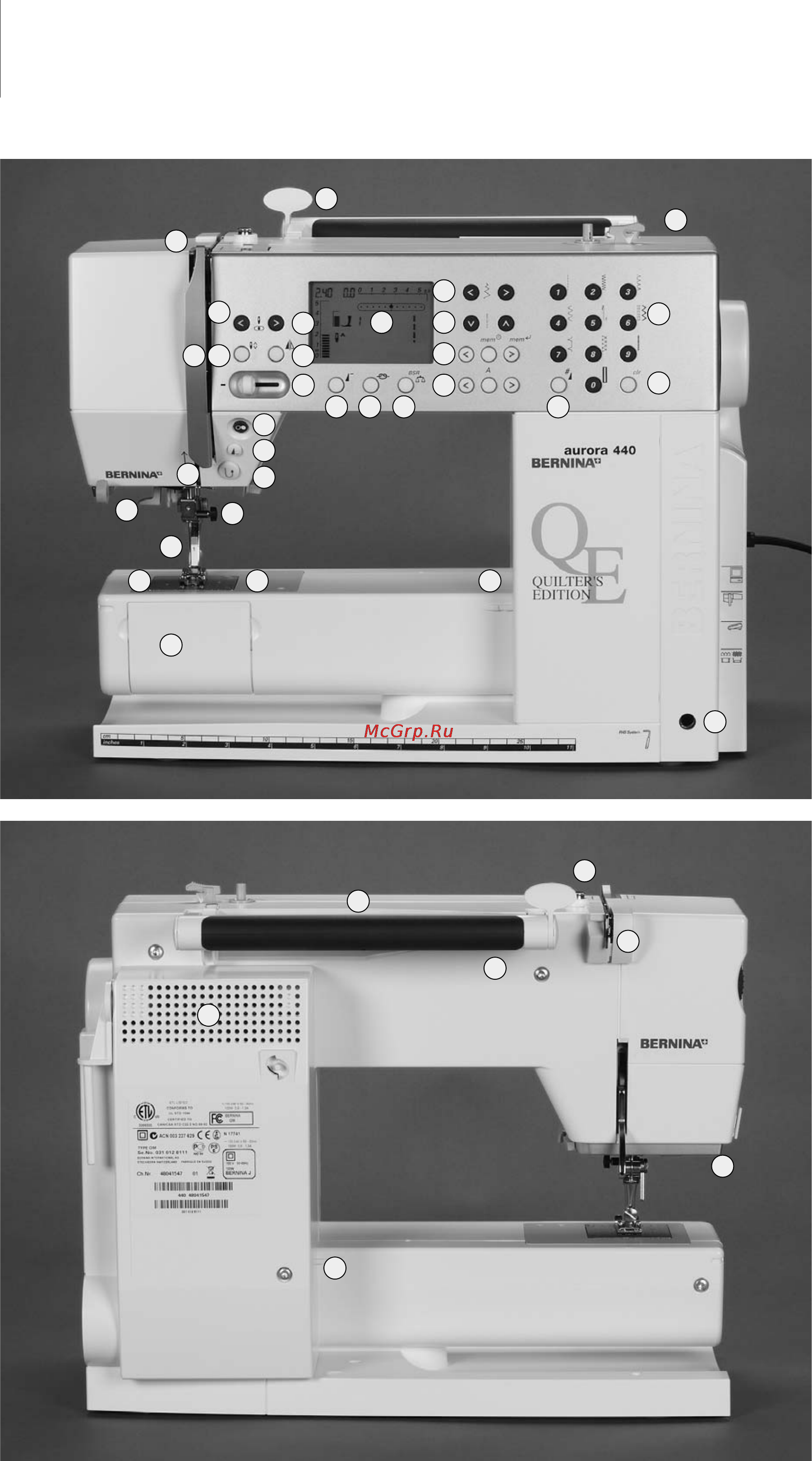 Bernina AURORA 440QE [8/88] Обзор