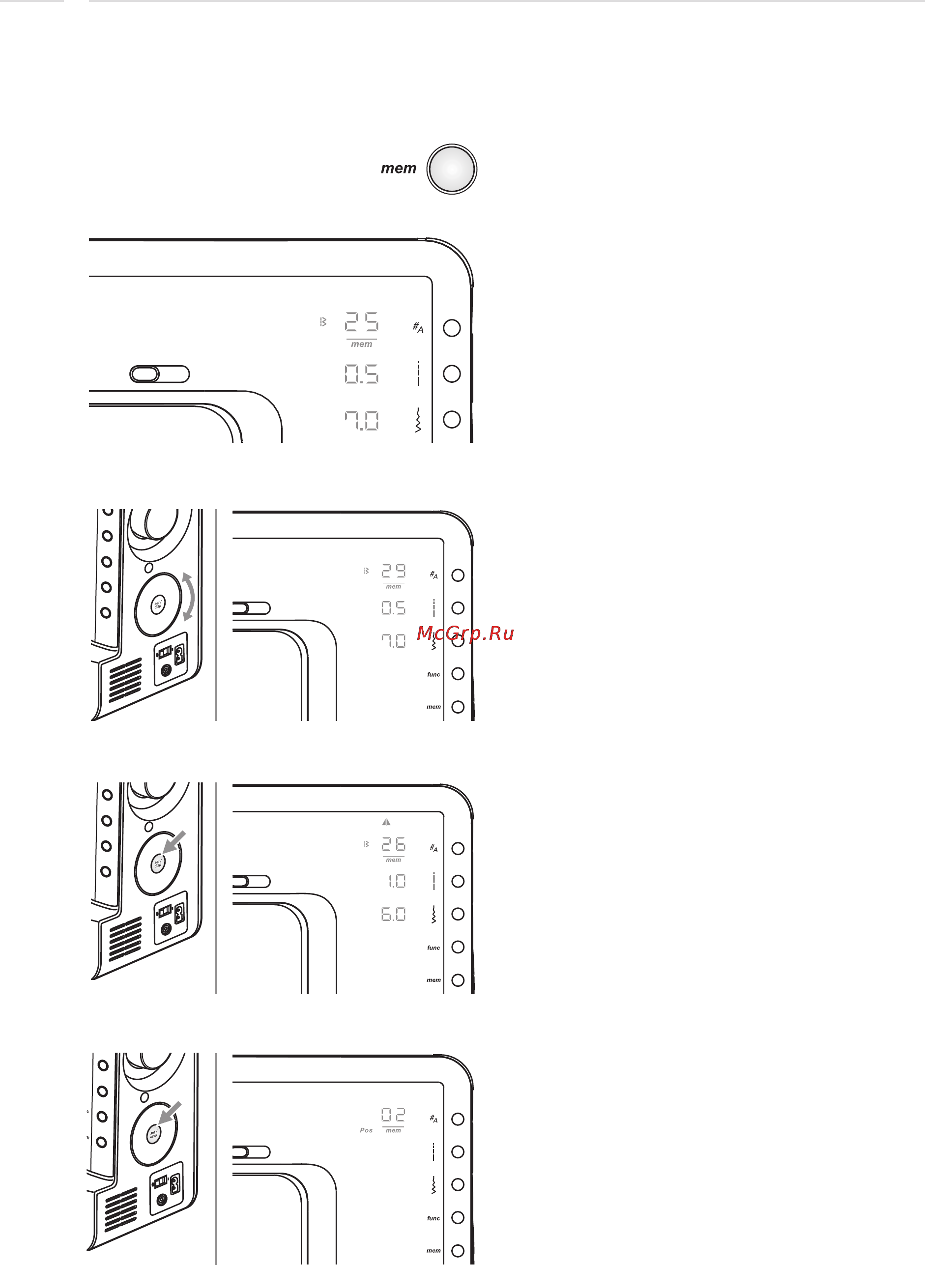 Bernina BERNETTE 25 [69/84] Специальные функции