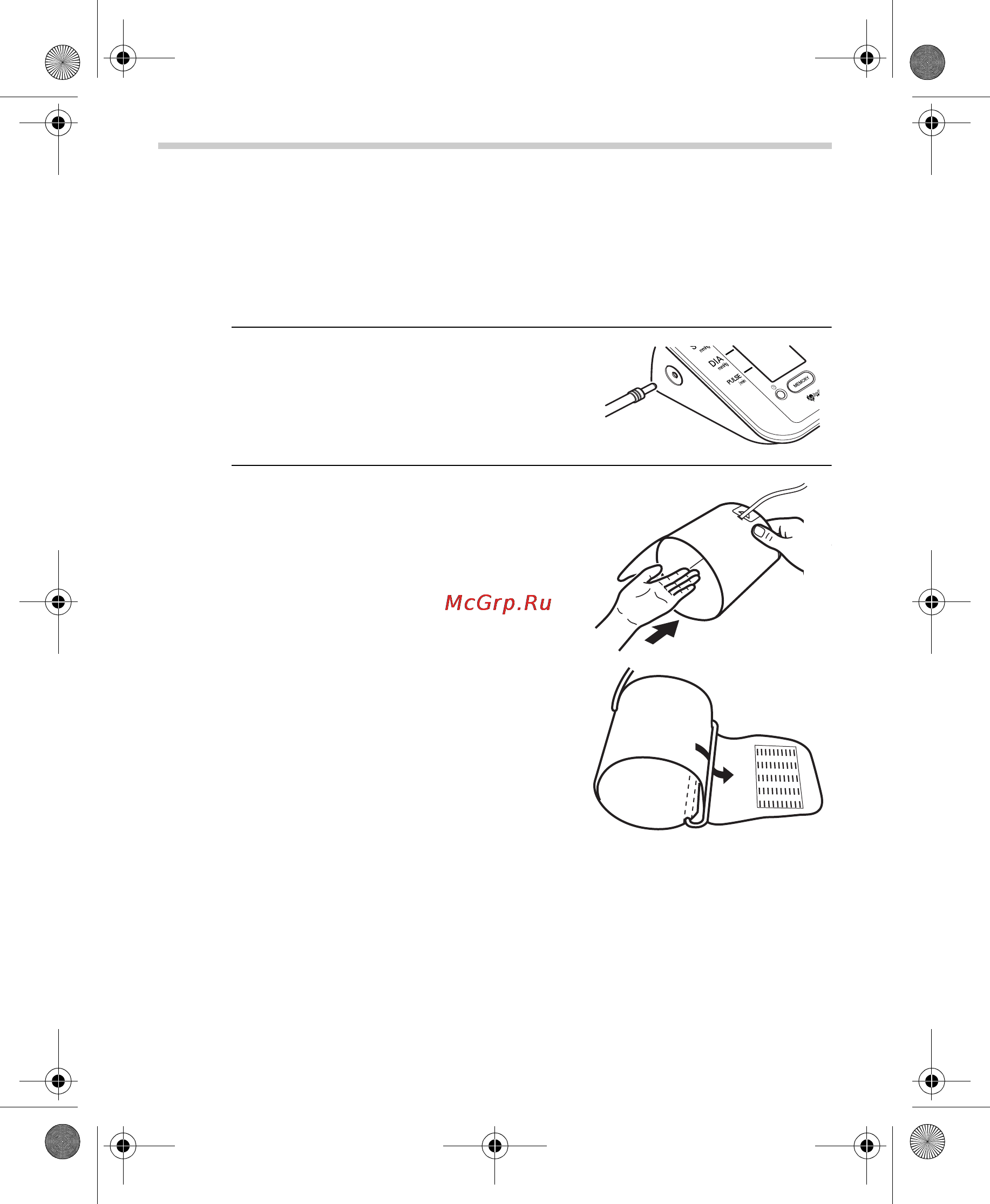 Omron M3 Intellisense [206/266] De armmanchet aanbrengen
