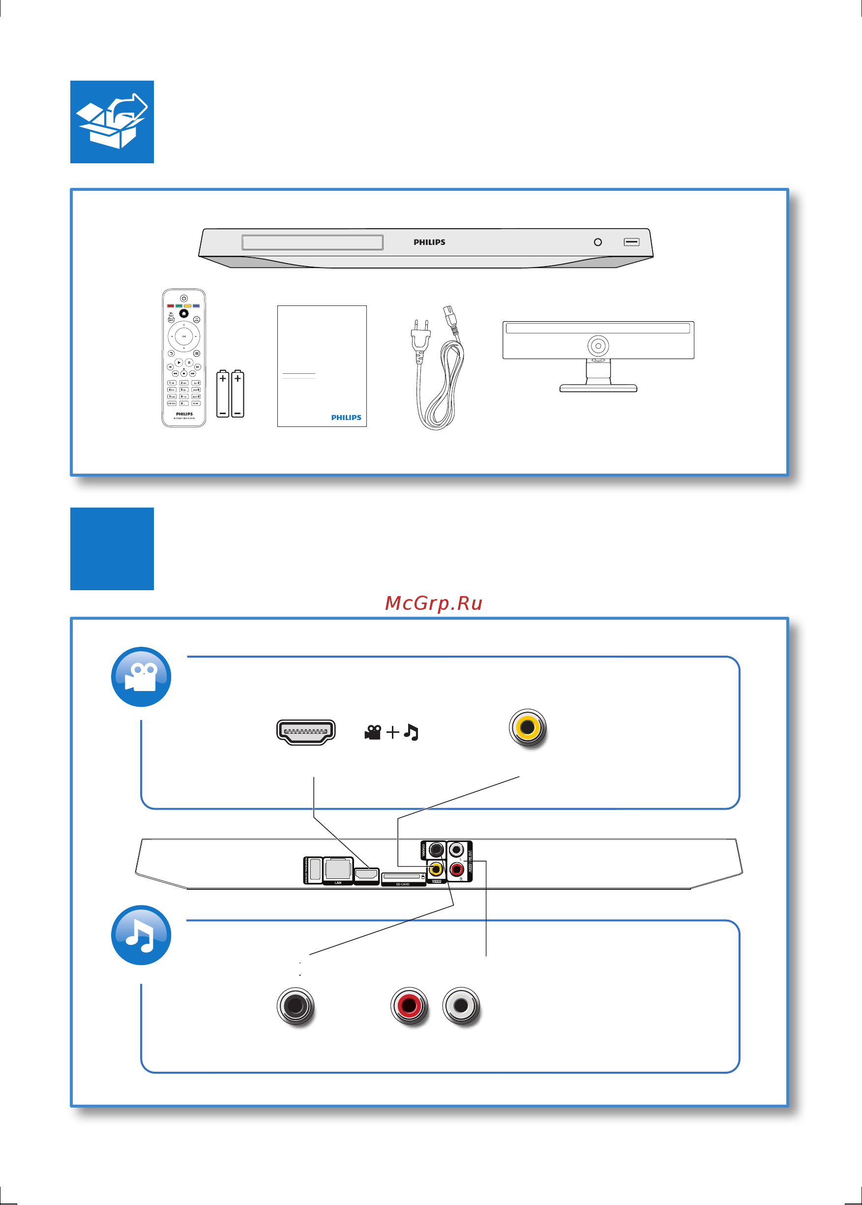 Philips BDP5500K Инструкция по эксплуатации онлайн [3/38] 590909