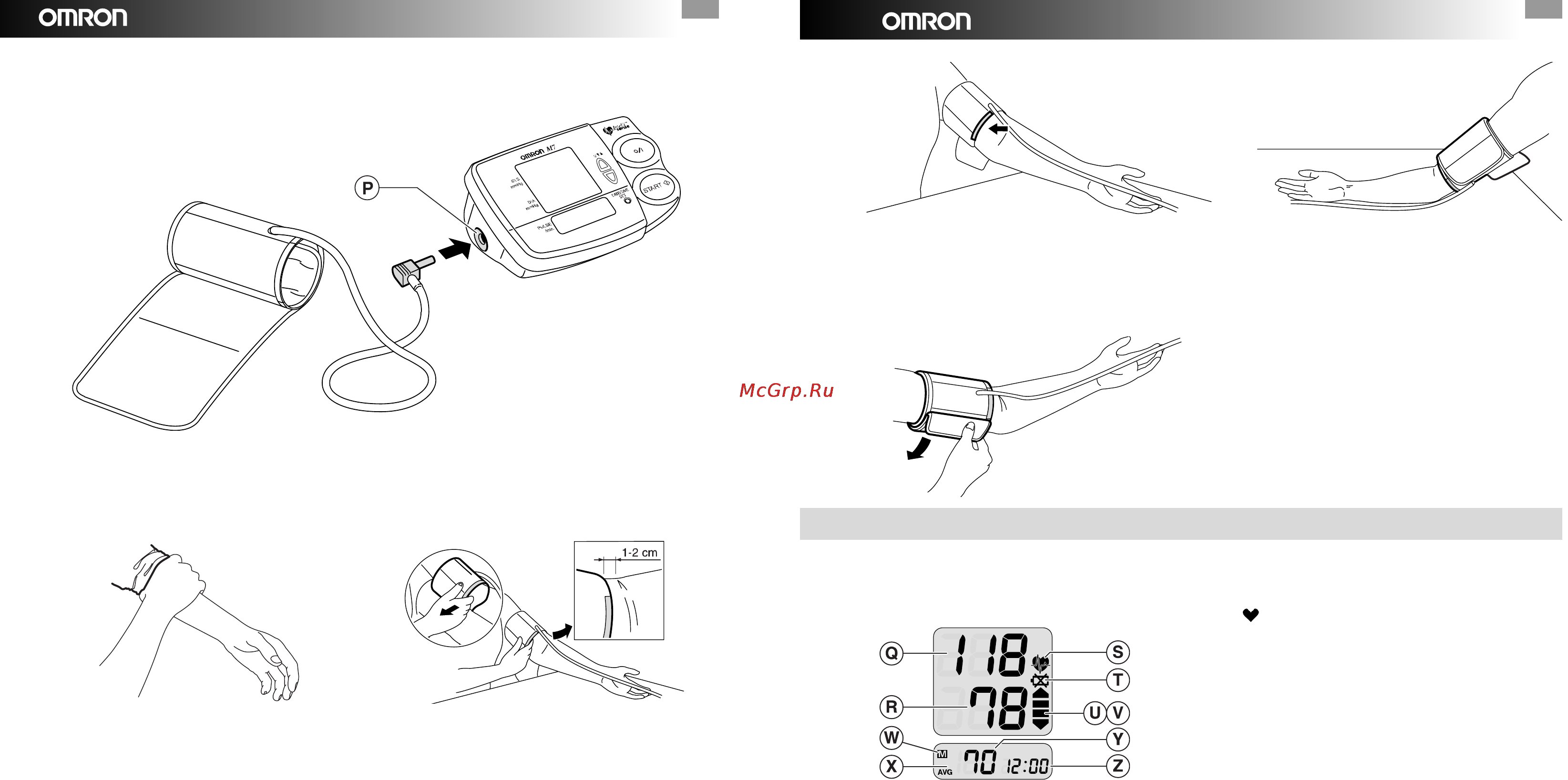Omron M7 [5/15] Работа с прибором