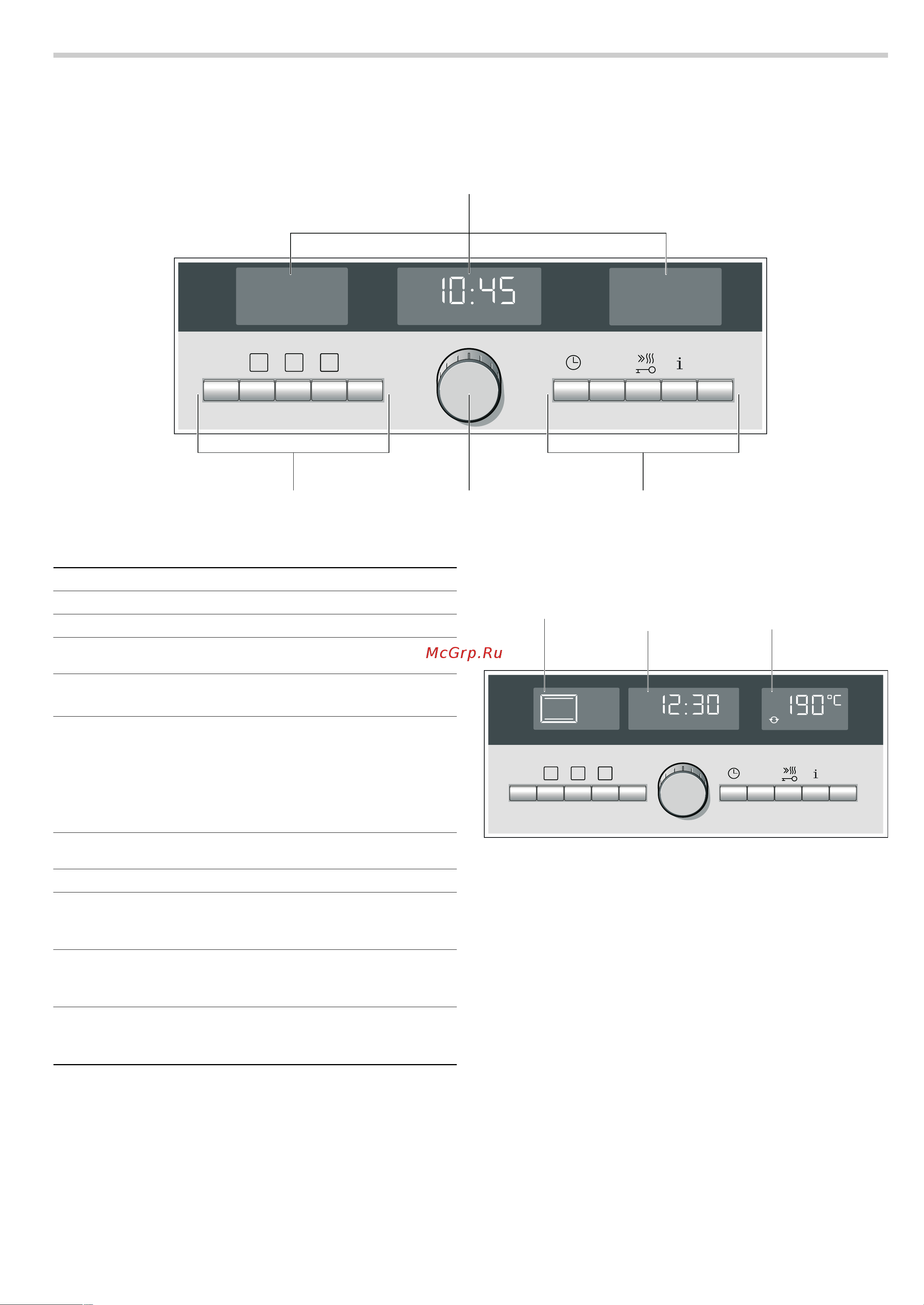 Siemens HB36GB550J [6/40] Кнопки