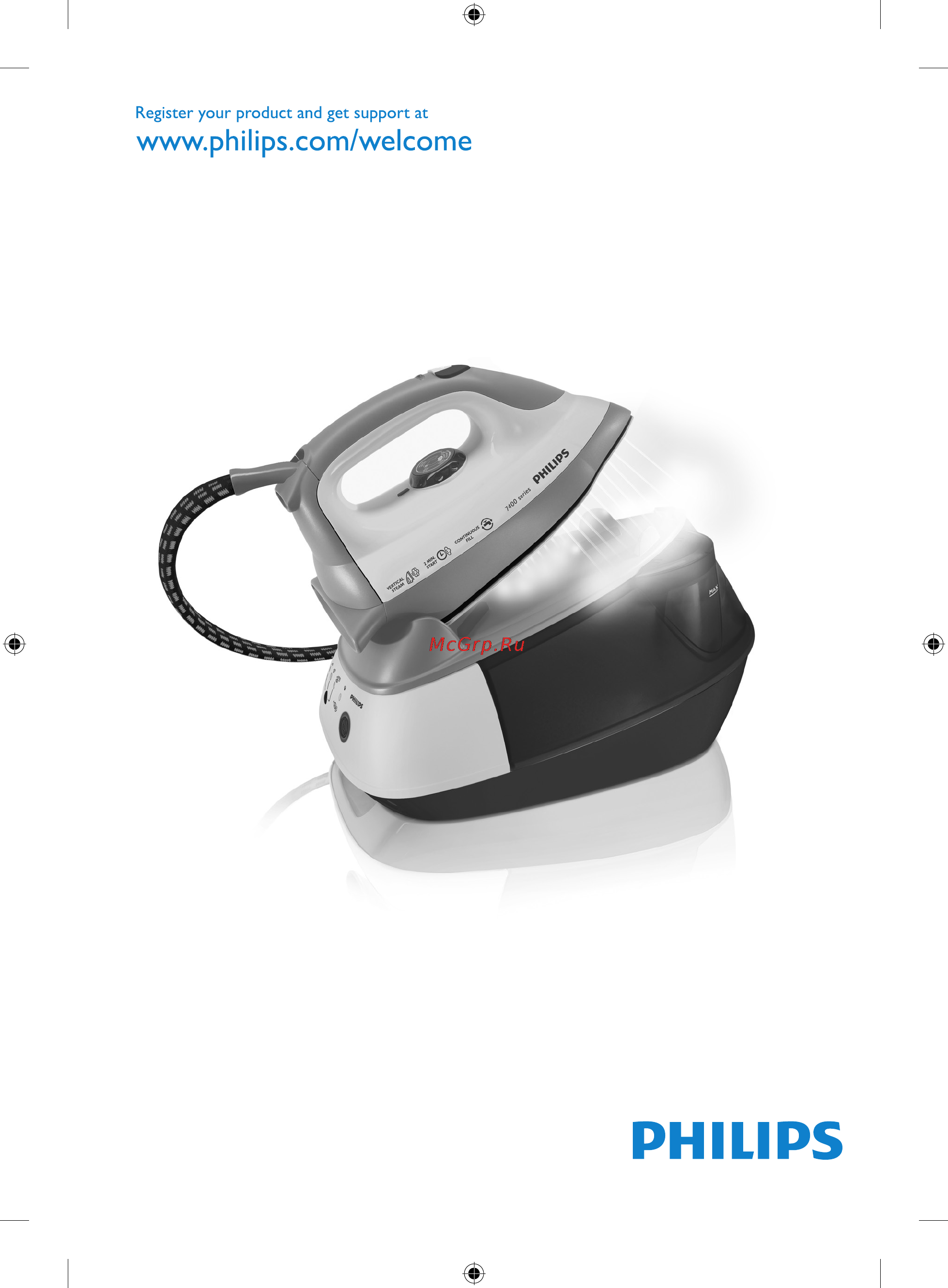 Philips GC7430 Инструкция по эксплуатации онлайн