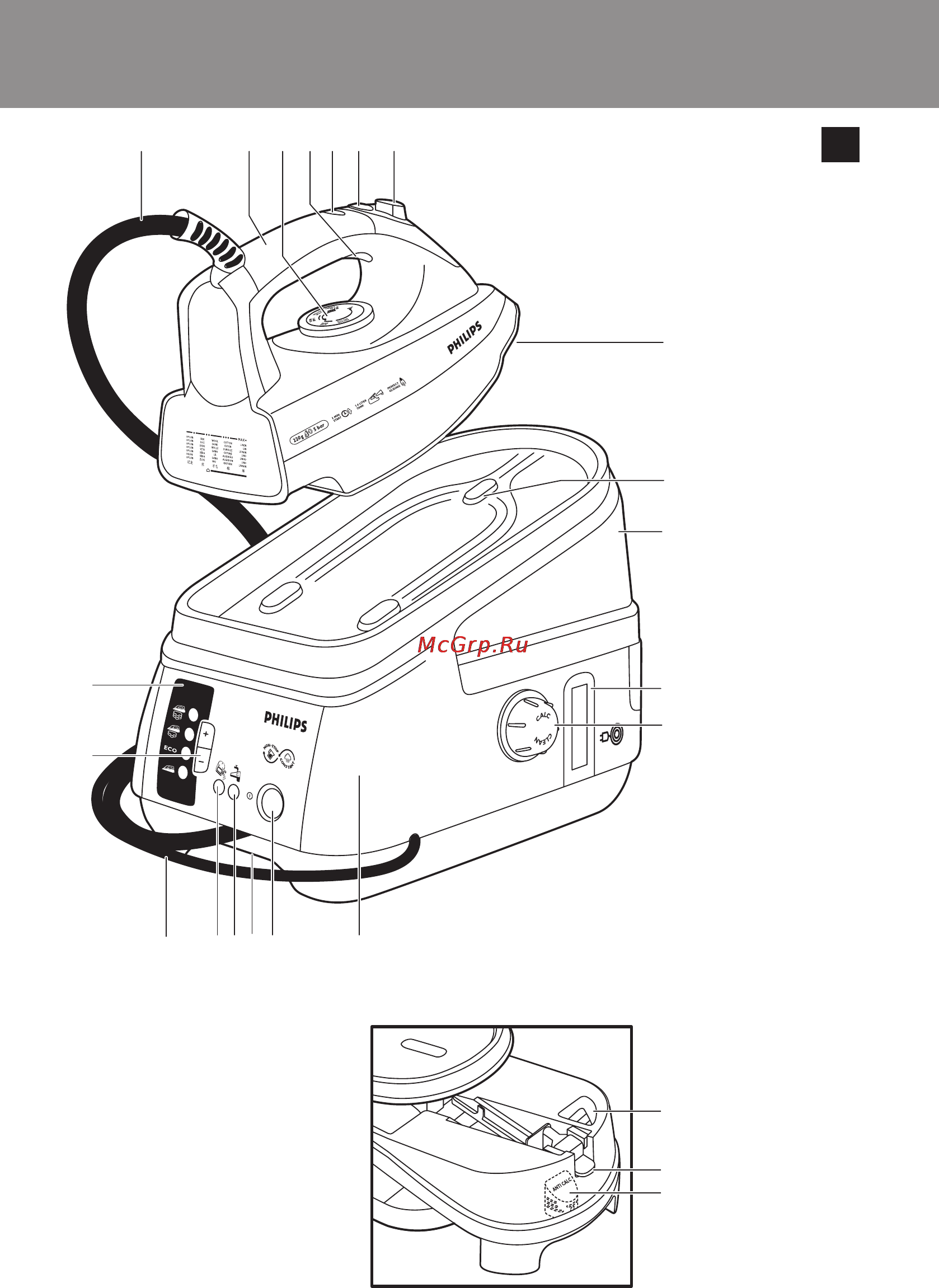 Philips GC8340 Инструкция по эксплуатации онлайн [3/144] 69874