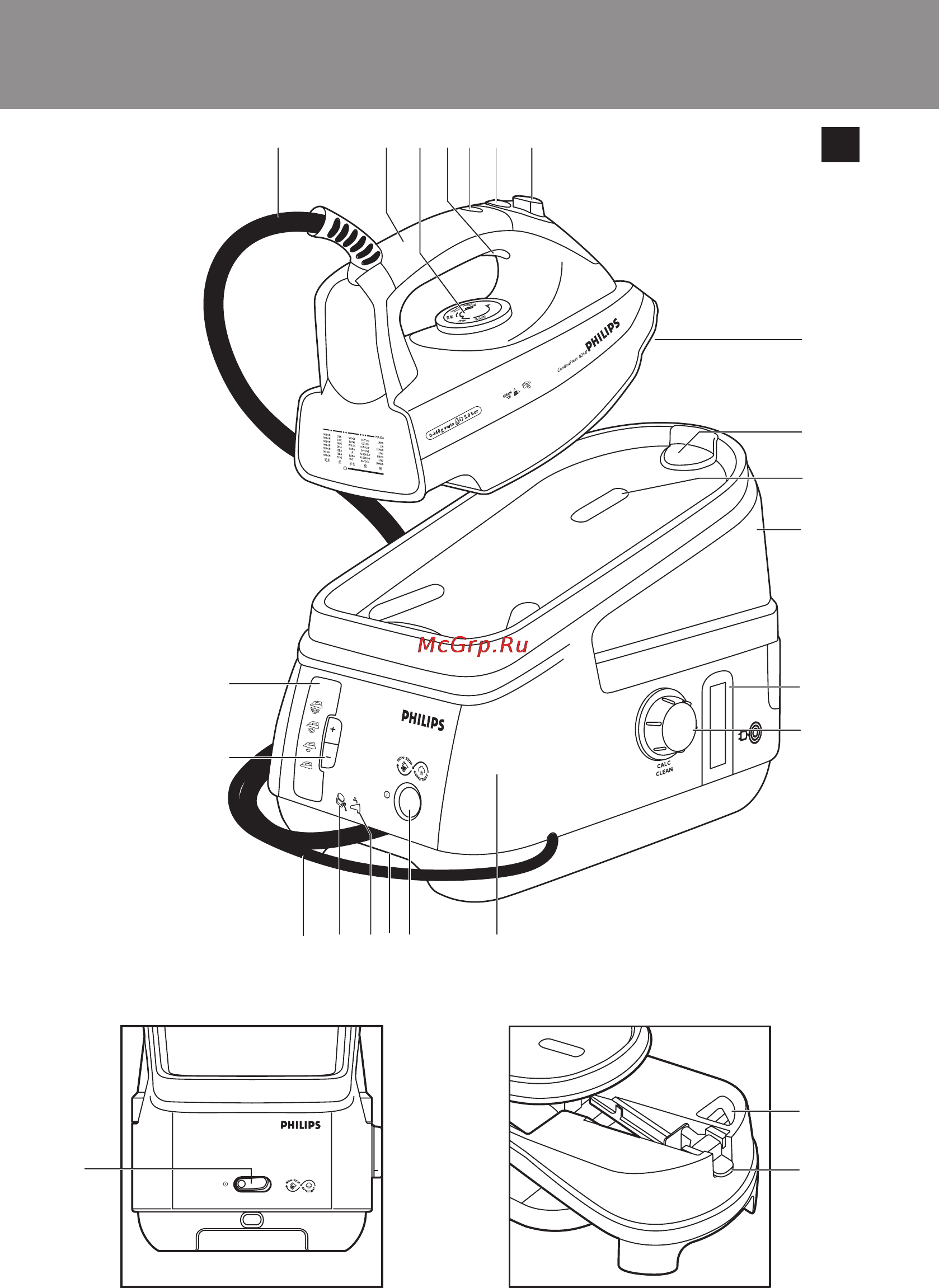 Philips GC8260 Инструкция по эксплуатации онлайн [3/202] 69889